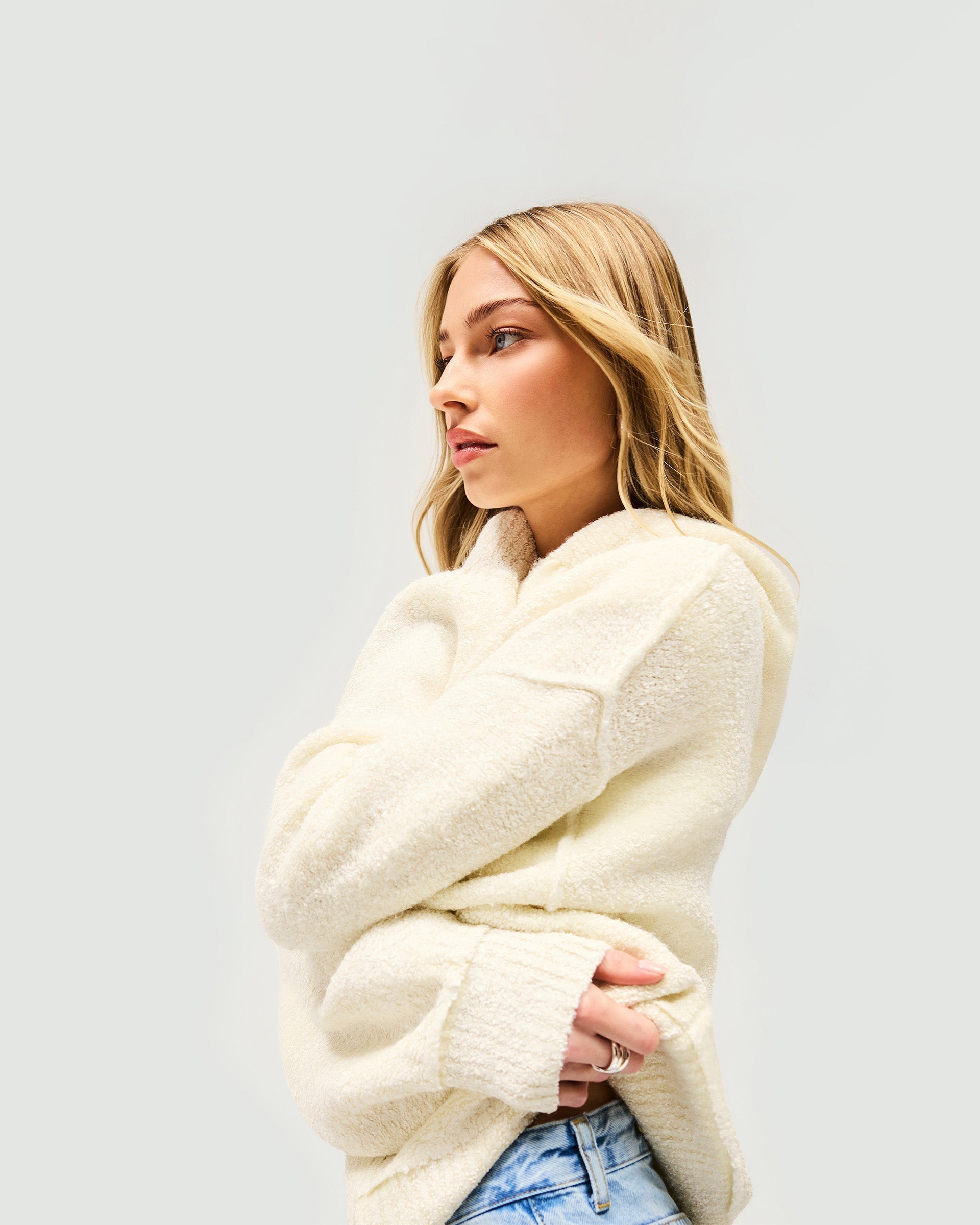 Whip Hoodie - Antique White