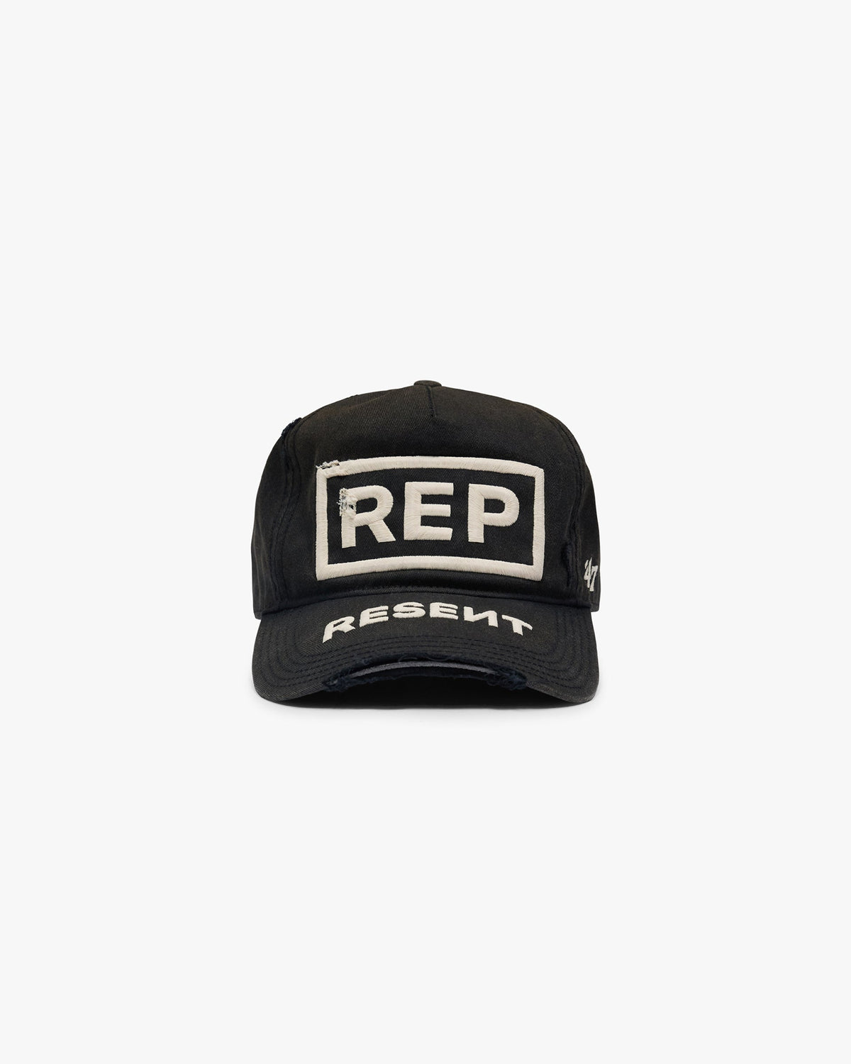 Represent X 47 Resent Cap - Washed Black