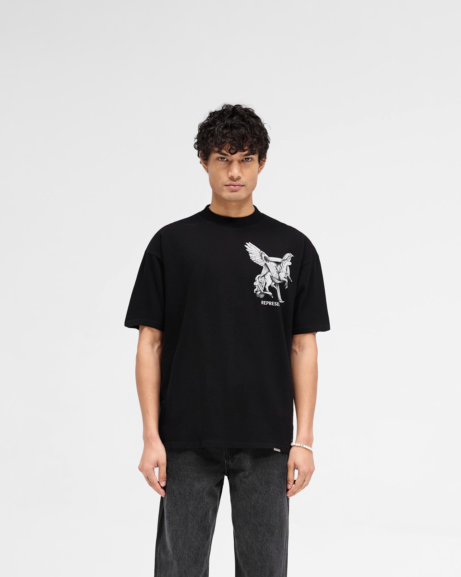 Elegance In Motion T-Shirt - Jet Black
