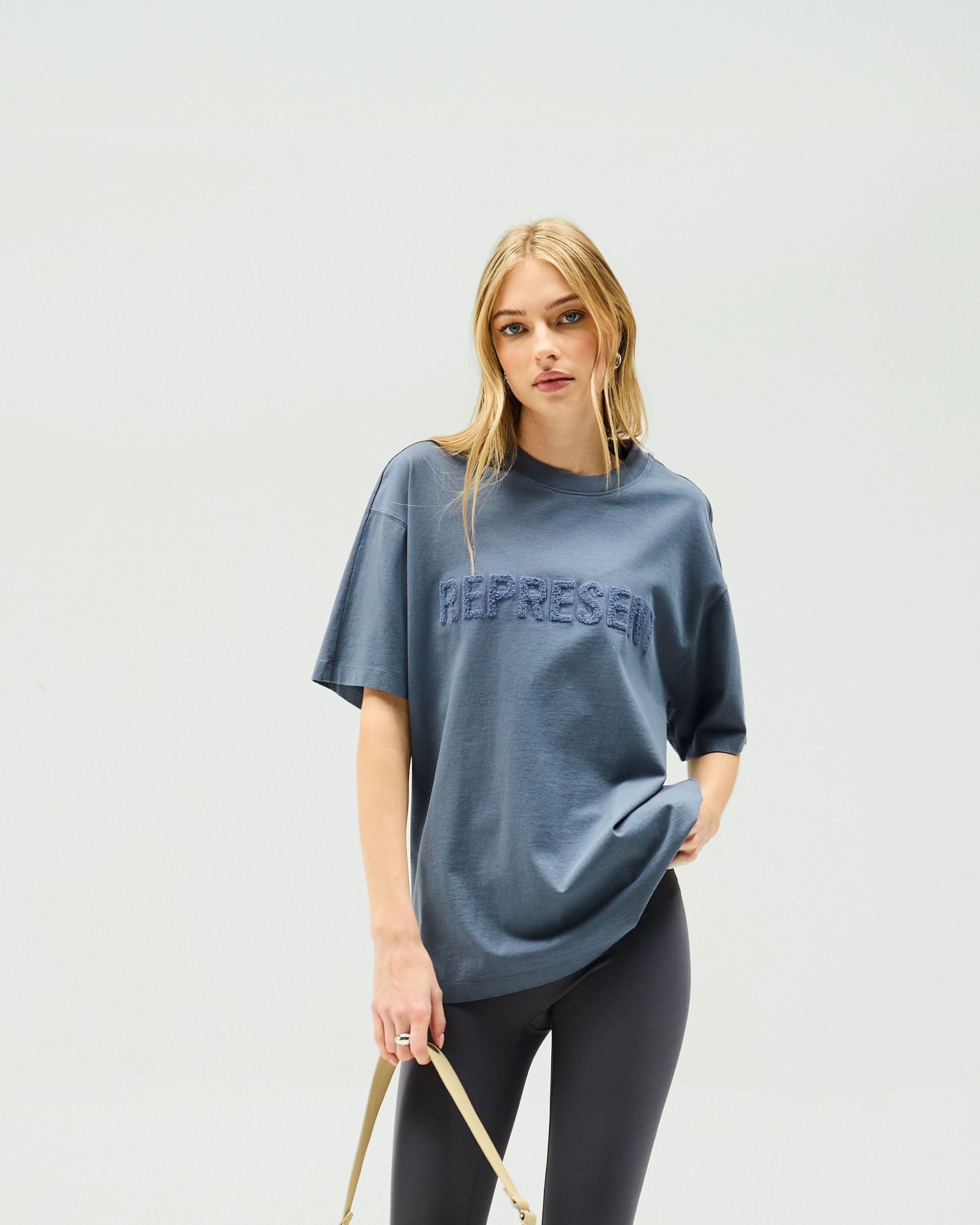 Owners Club Boyfriend T-Shirt - Steel Blue