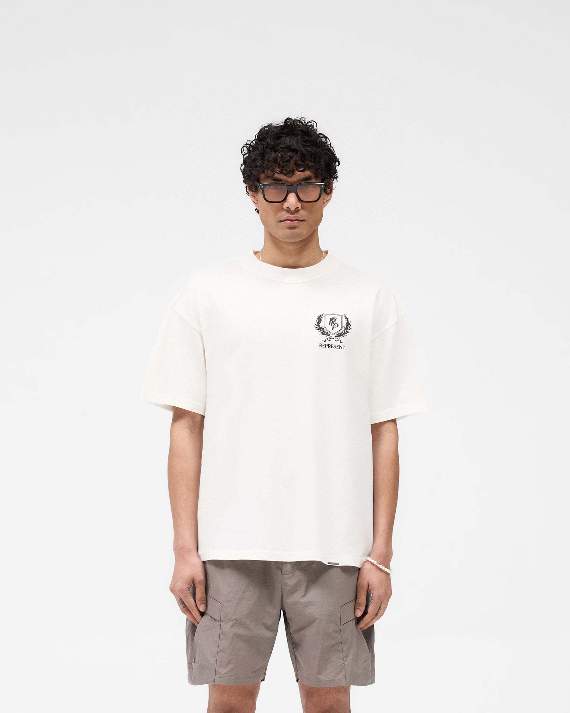 Crest T-Shirt - Flat White