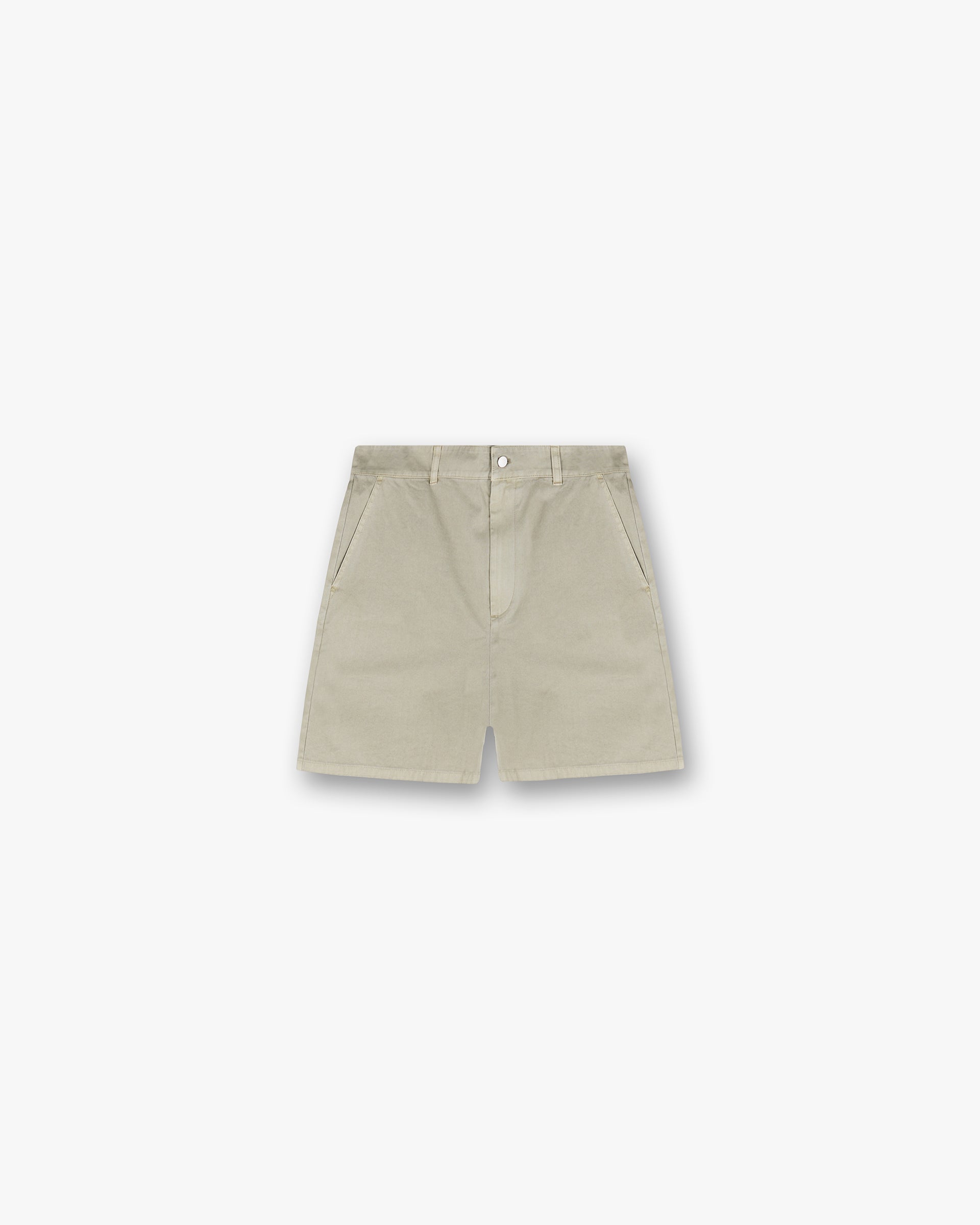 Cotton Tailored Short - Beige