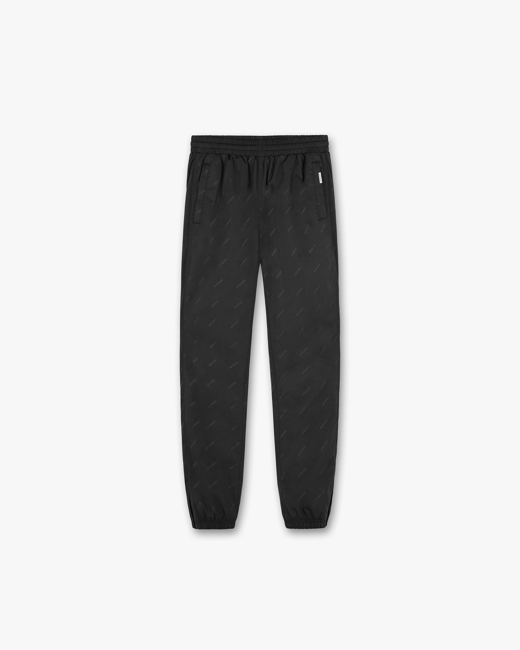 All Over Logo Trackpants | Black Pants FW22 | Represent Clo