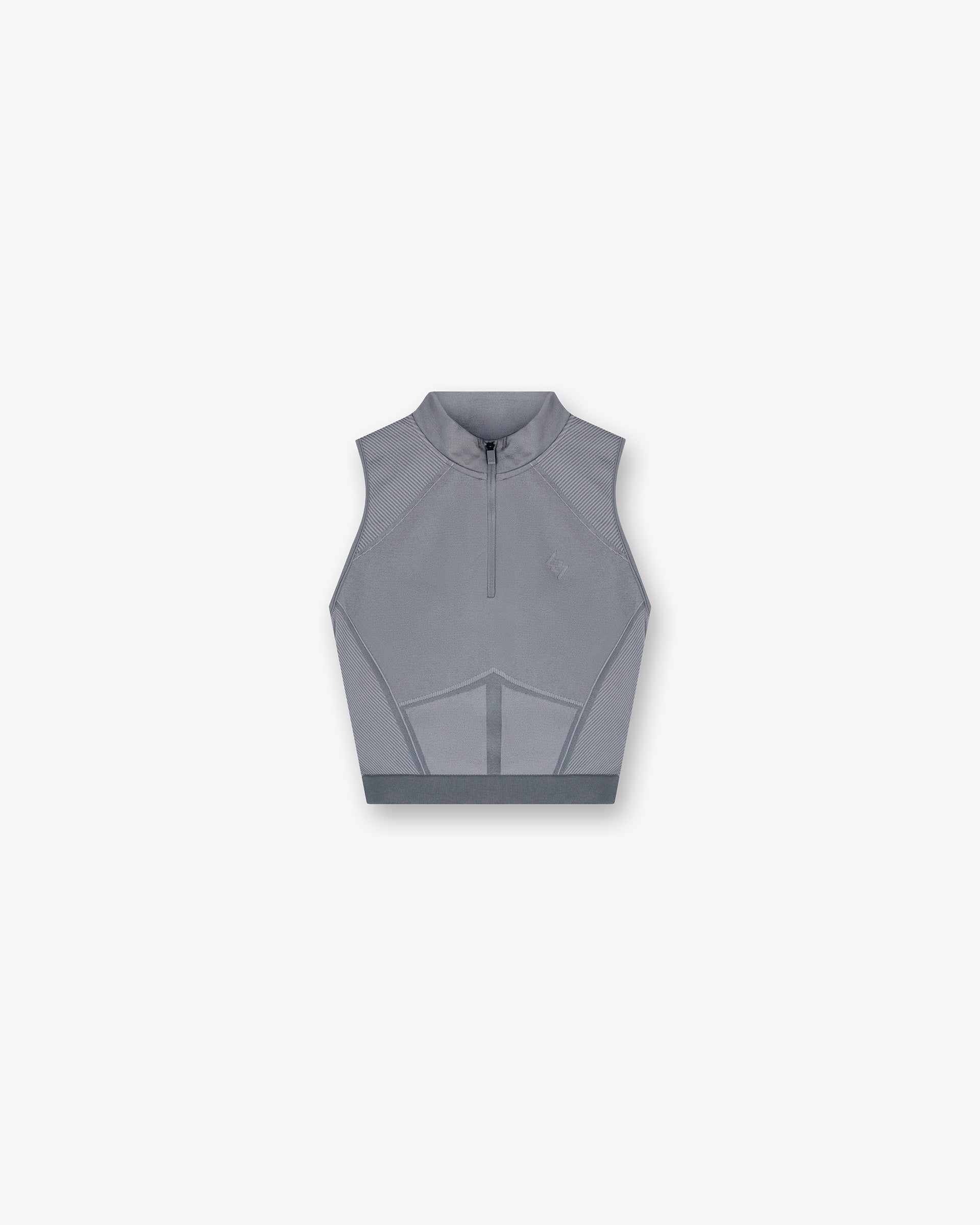 247 Hydro Seamless Quarter Zip Tank - Ice Grey