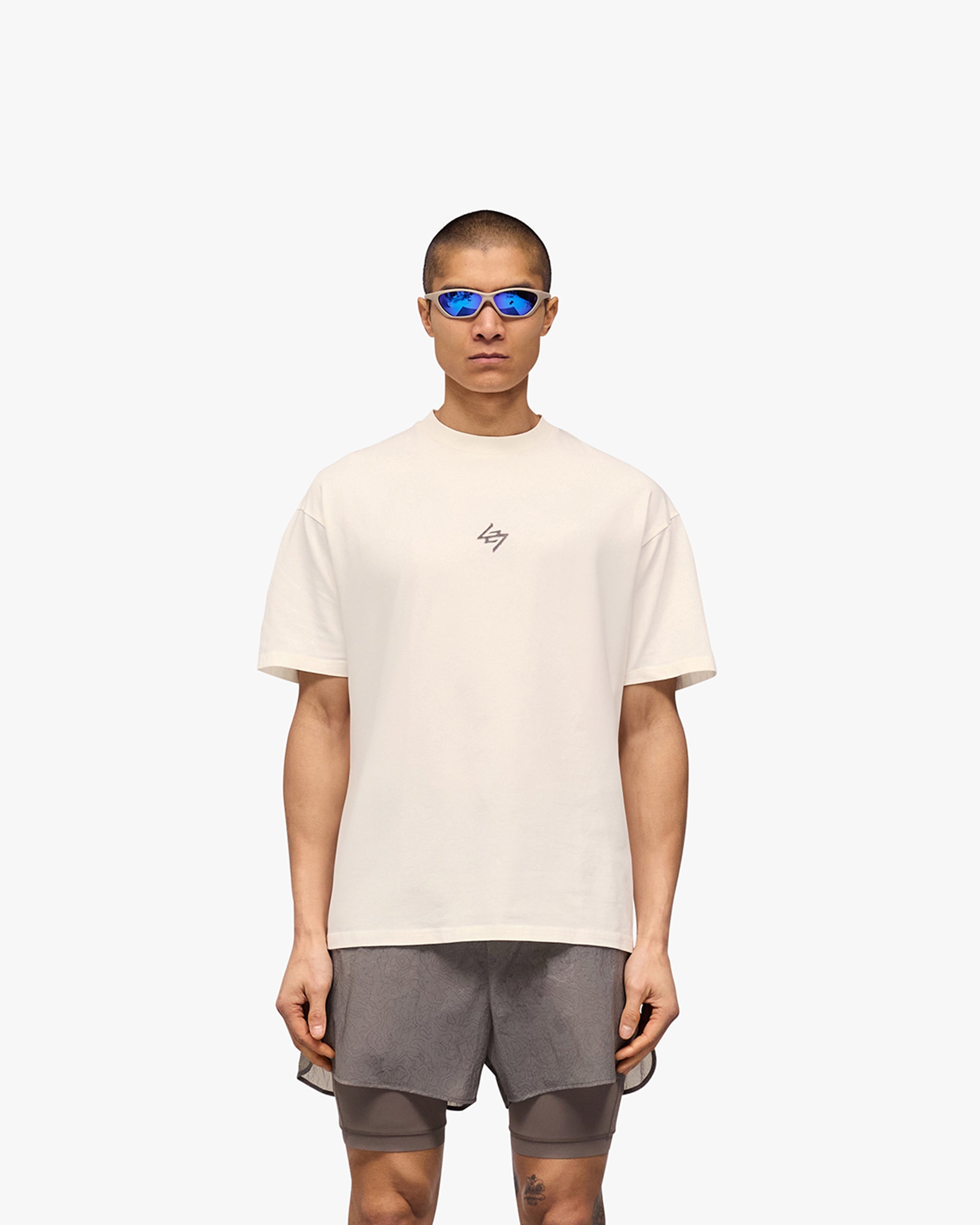 247 Motion Oversized T-Shirt - Flat White