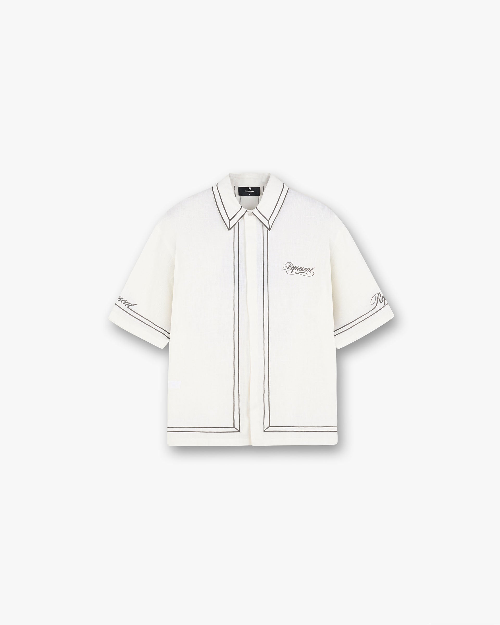 Border Shirt - Whisper White