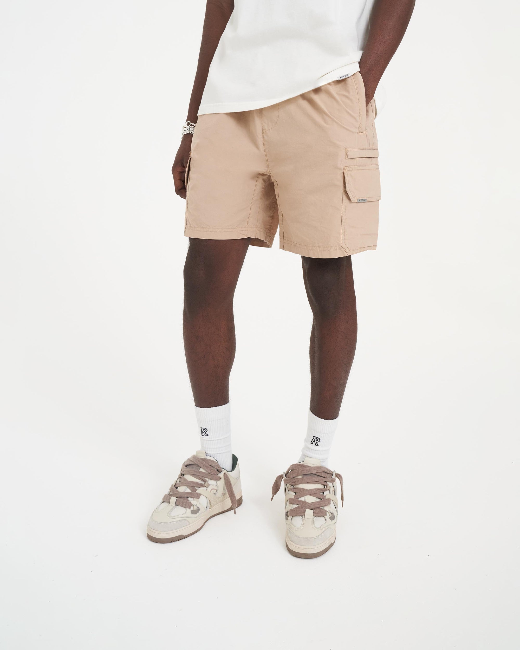 Storm Cargo Shorts | Sesame Shorts SS23 | Represent Clo