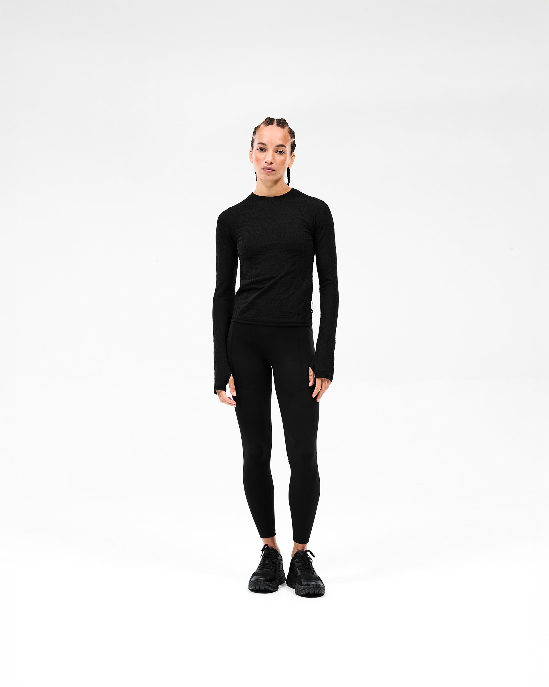 247 Performance Burnout Long Sleeve - Black