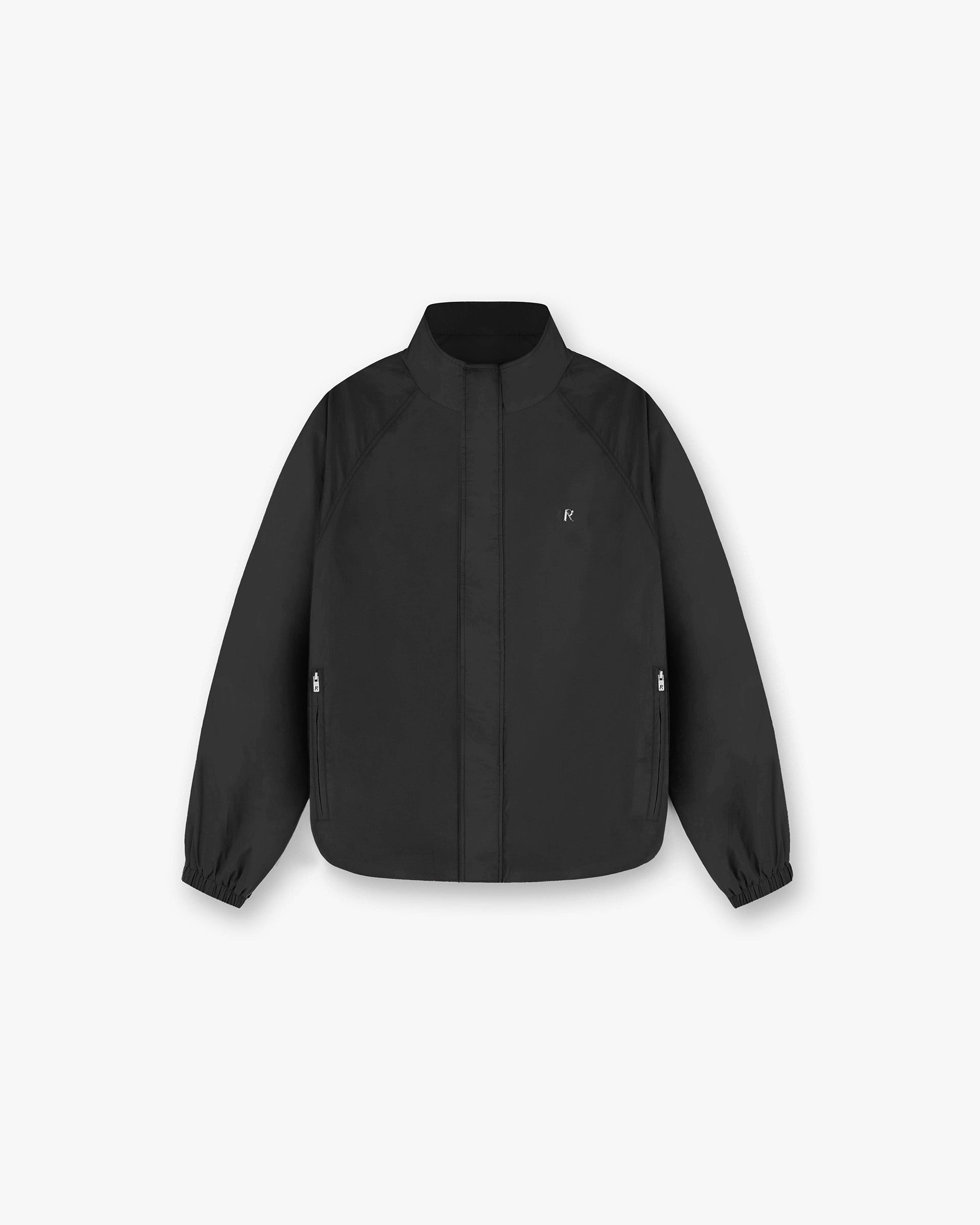 Funnel Neck Jacket - Black