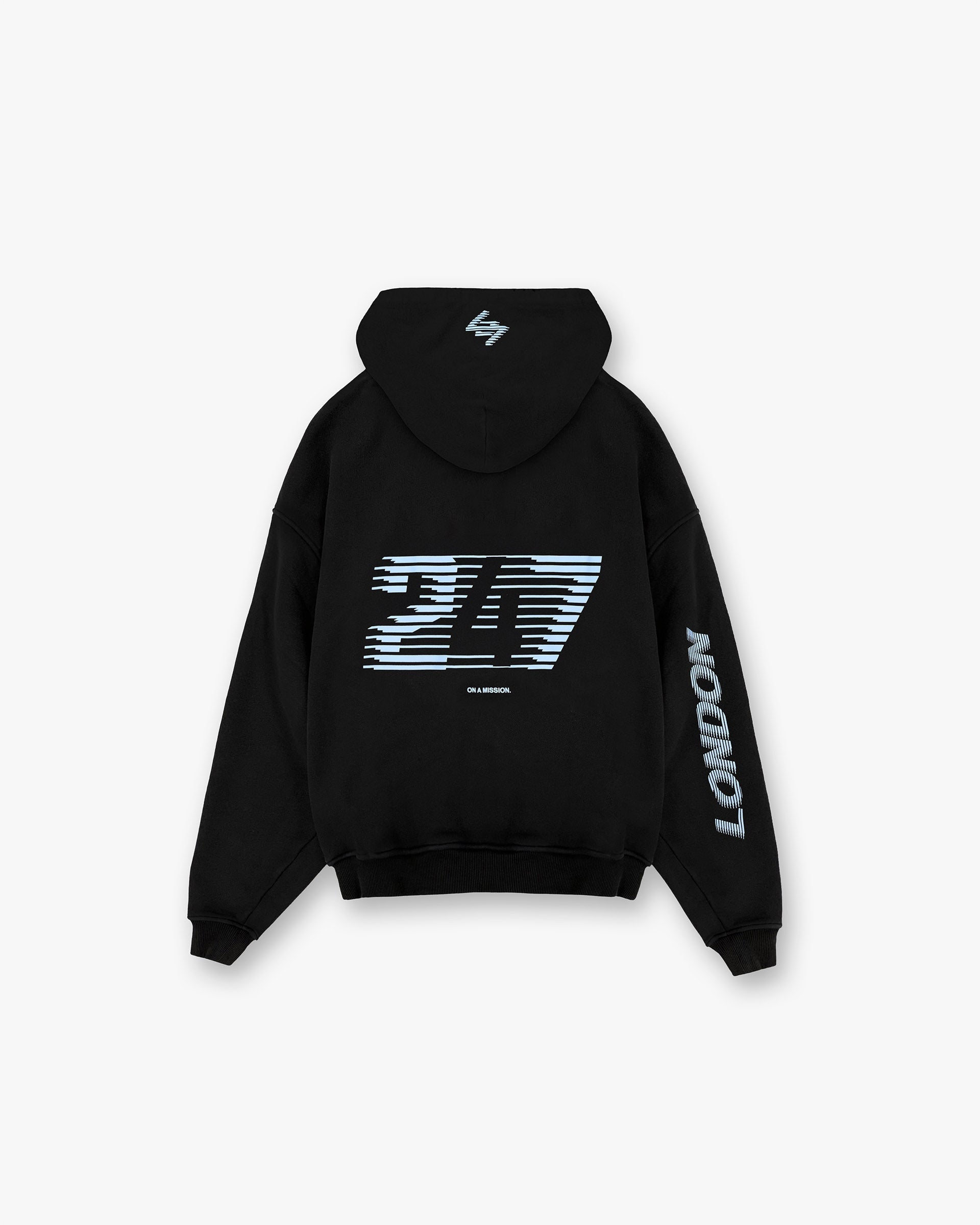 247 London Hoodie - Black