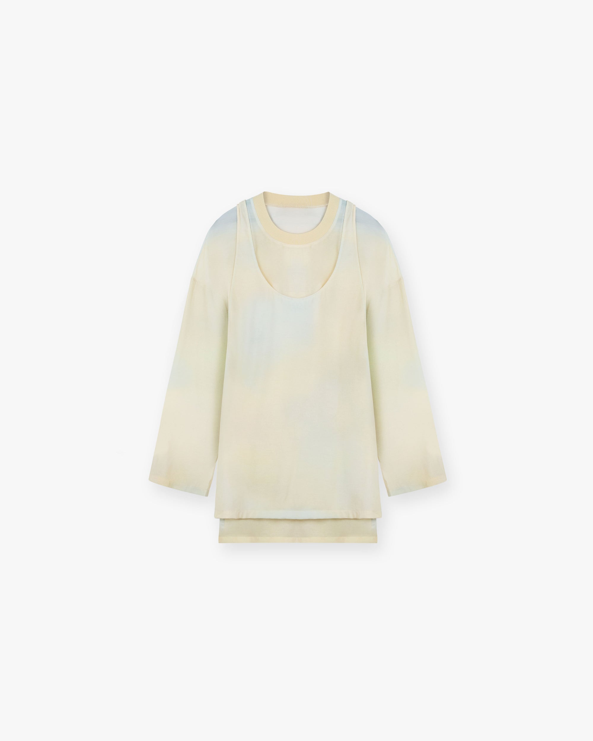 Storm Mini Dress - Storm Print Natural