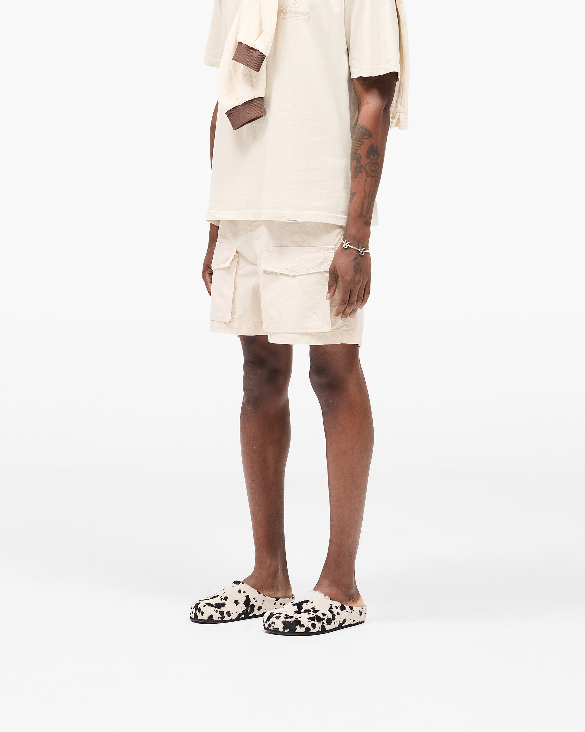 Front Pocket Cargo Short - Champagne