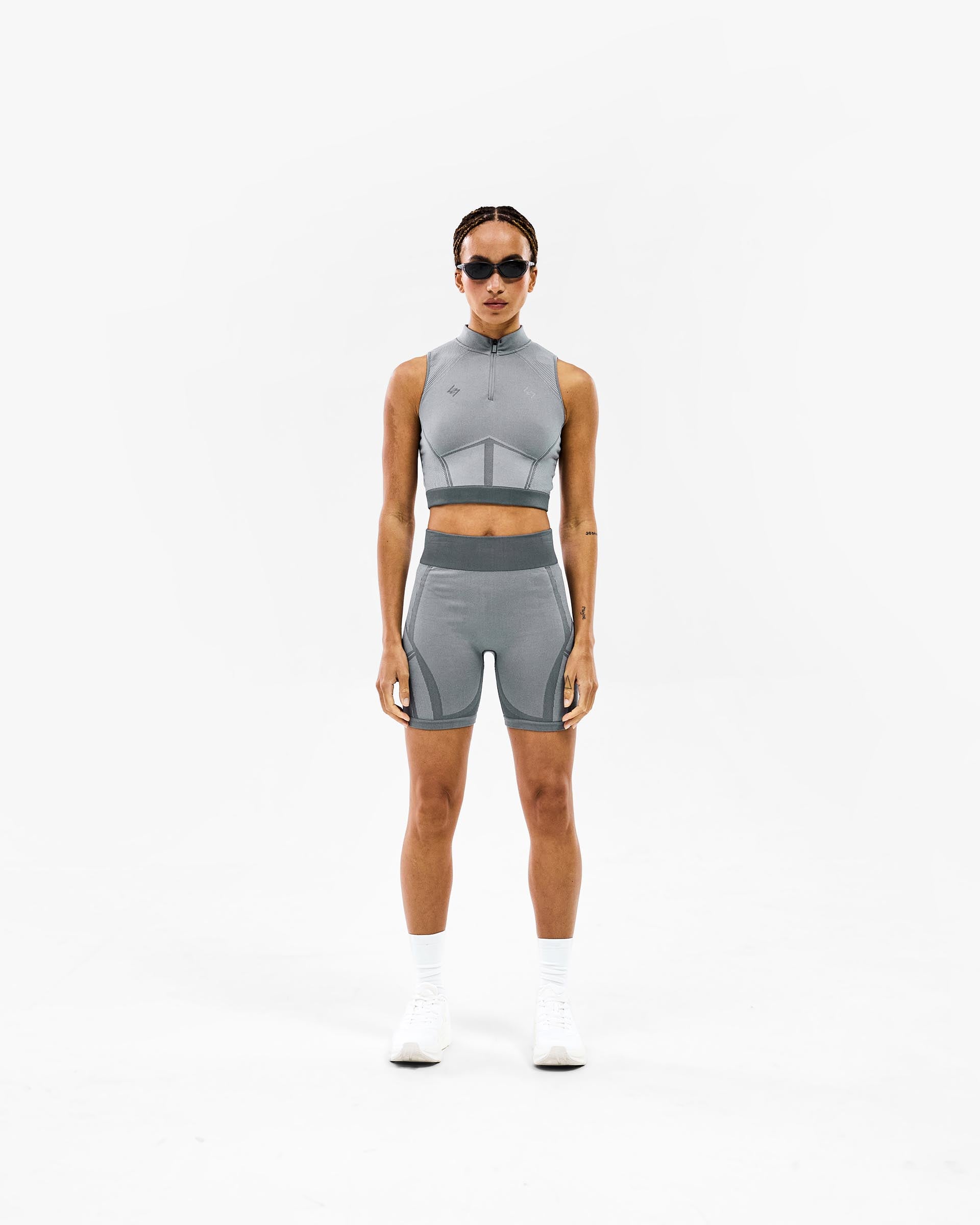247 Hydro Seamless Training Short - Ice Grey