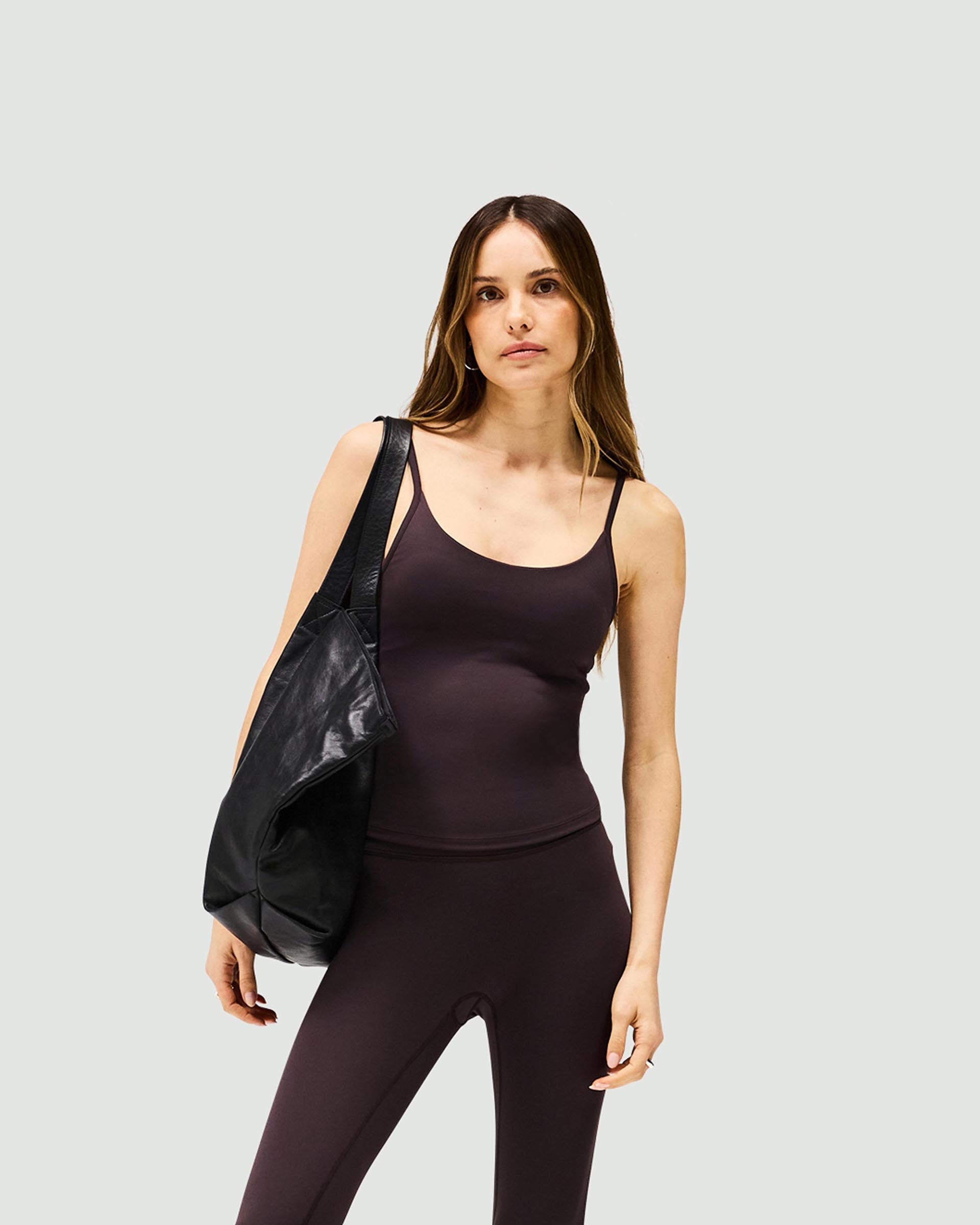 Owners Club Cami Top - Black Coffee