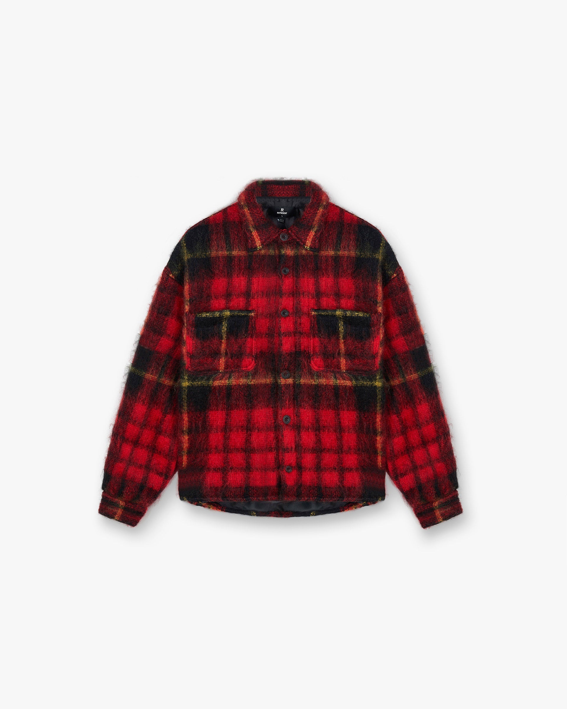 Mohair Overshirt - Red Check