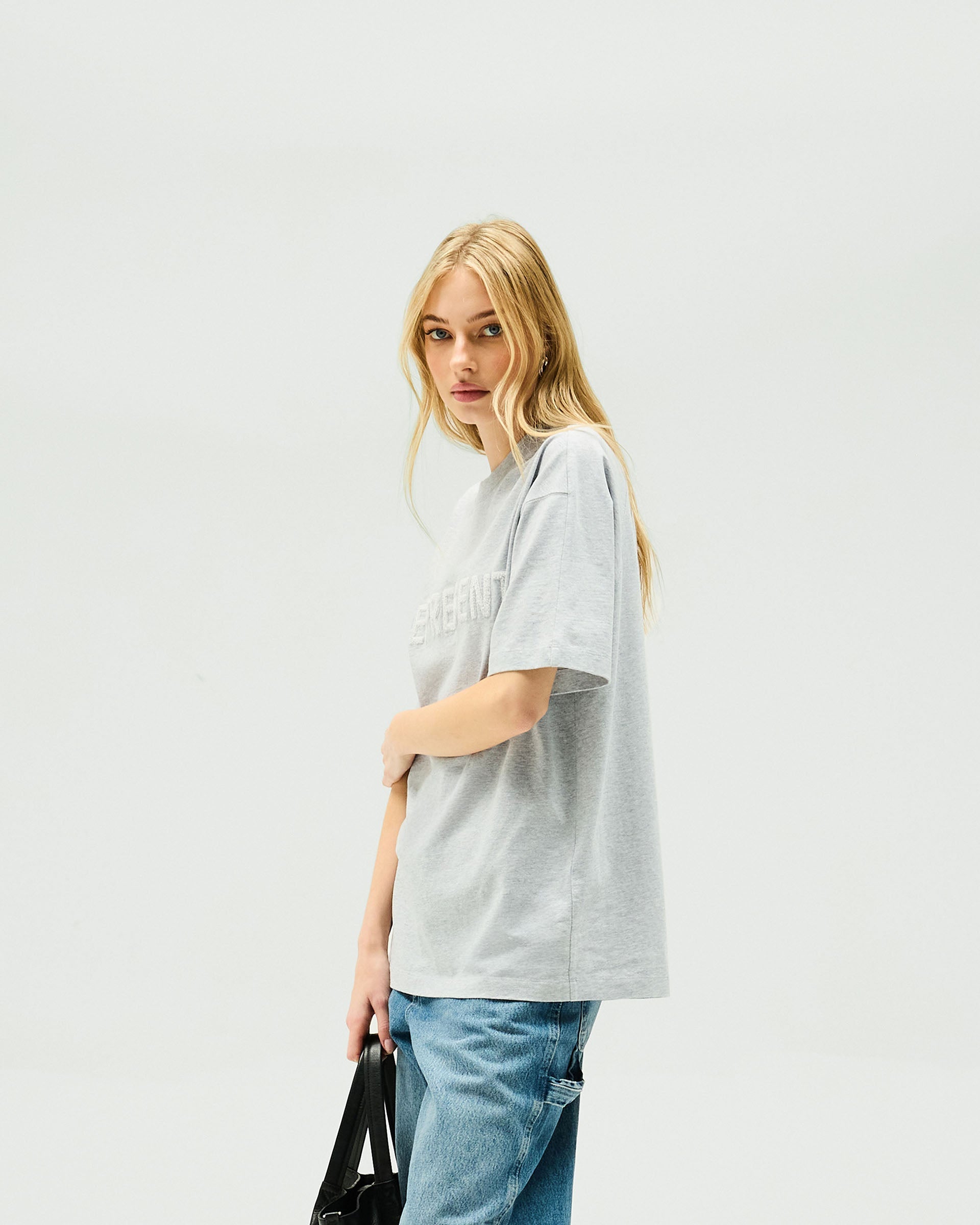 Owners Club Boyfriend T-Shirt - Grey Marl