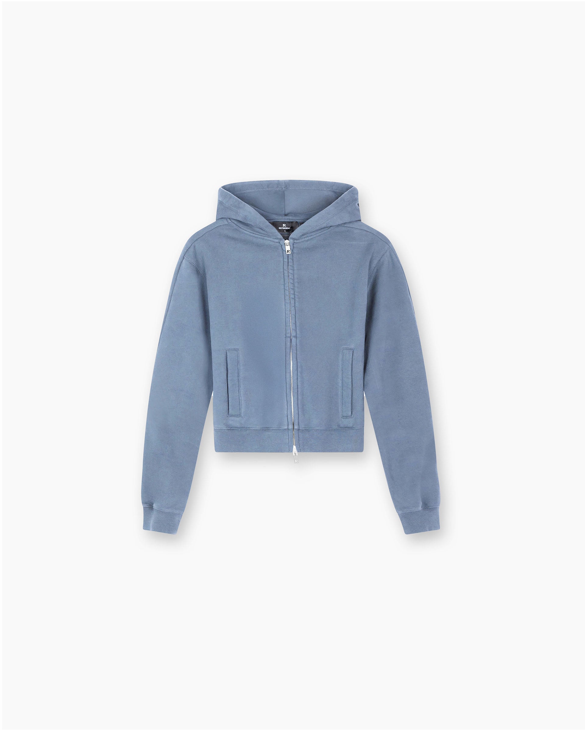 Owners Club Slim Zip Hoodie - Steel Blue