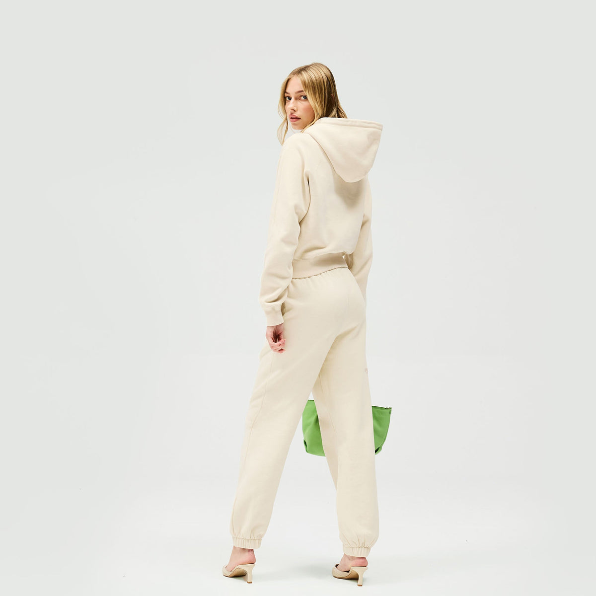 Charlotte Relaxed Pant: Oatmilk main image 1