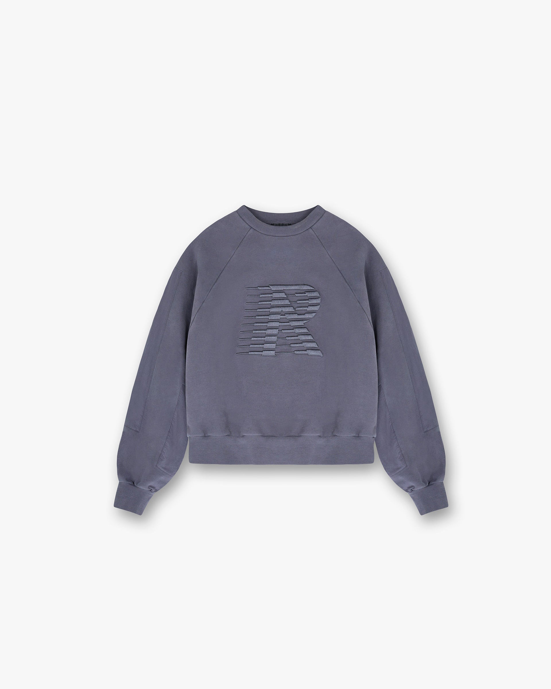 Reverse Long Sleeve Top - Washed Grey