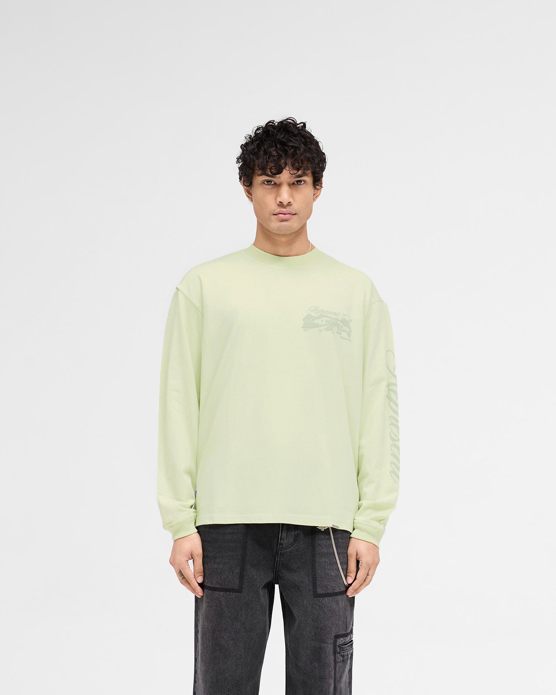 Raceway Long Sleeve T-Shirt - Matcha