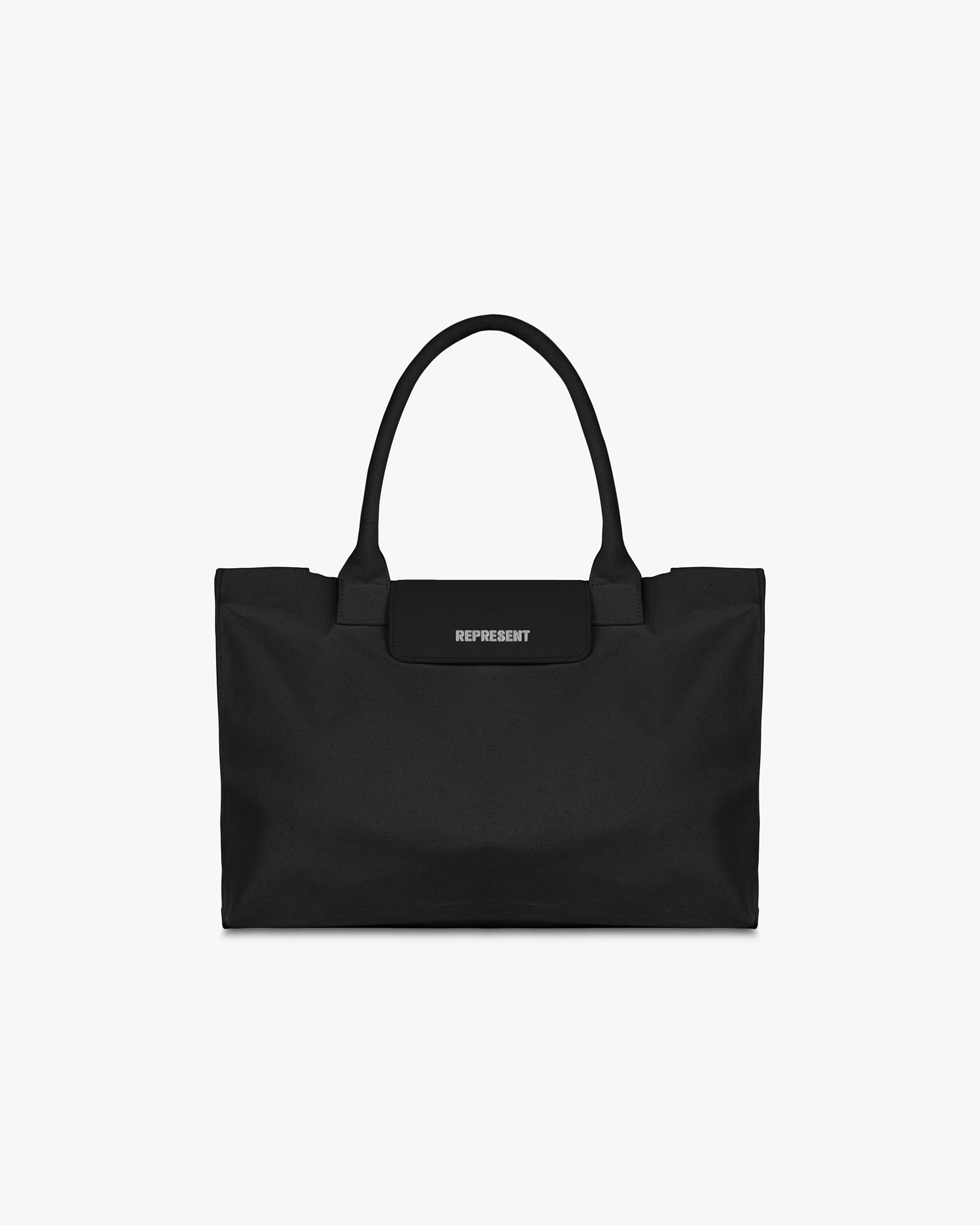 Canvas Tote Bag - Jet Black