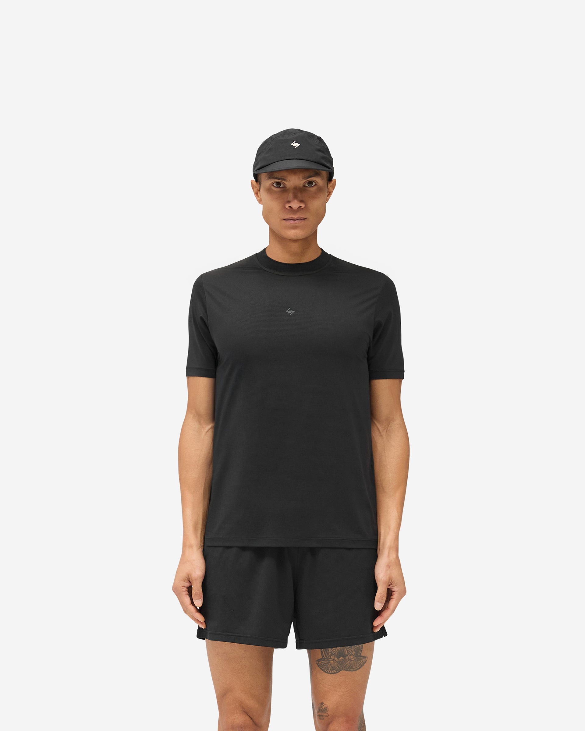 247 DNA Mesh T-Shirt - Jet Black
