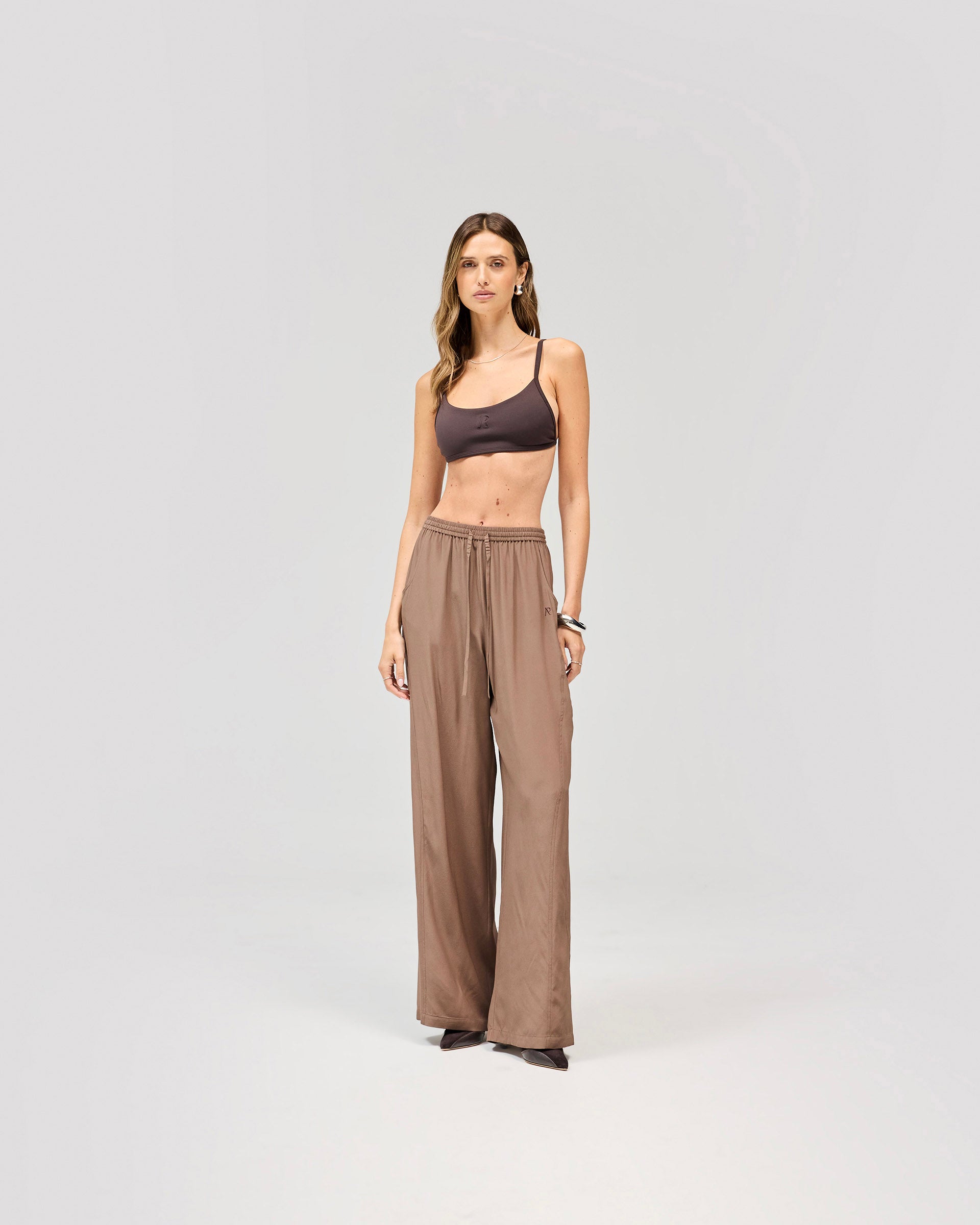 Mirage Silk Jogger - Coffee Quartz