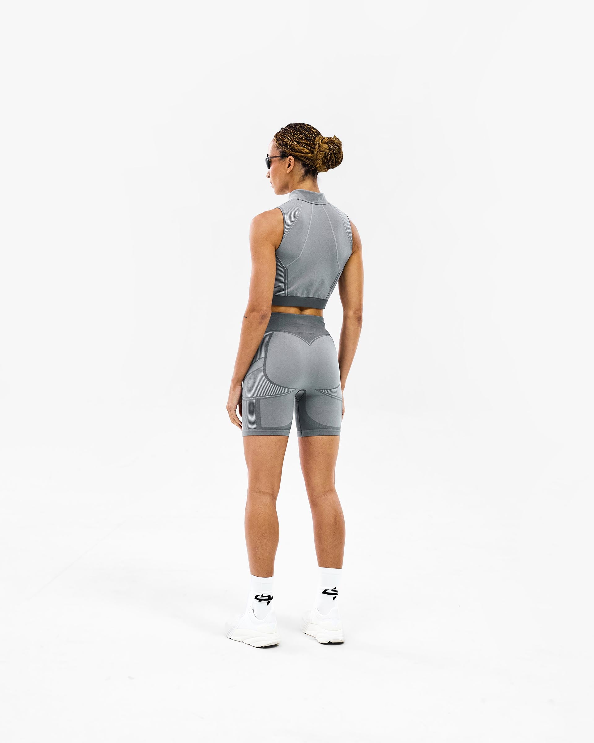 247 Hydro Seamless Training Short - Ice Grey