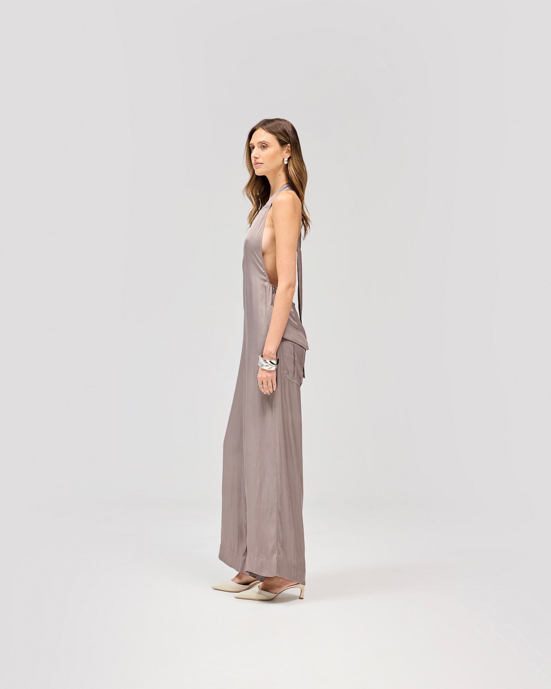 Voltage Jumpsuit - Chocolate