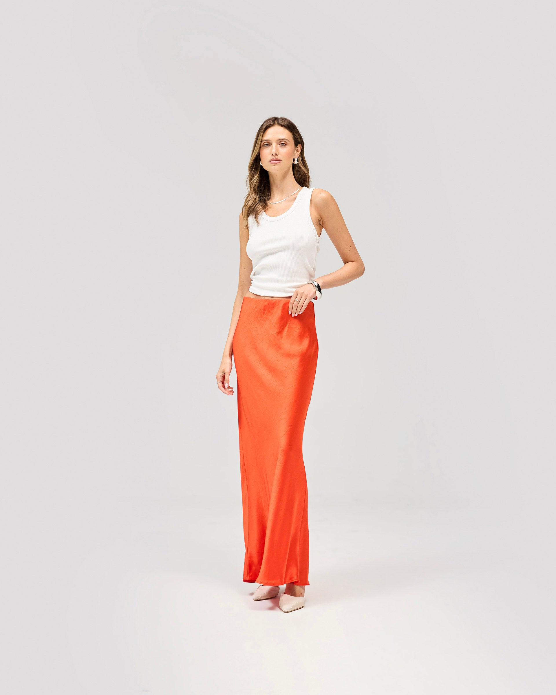 Fantasy Skirt - Bright Orange