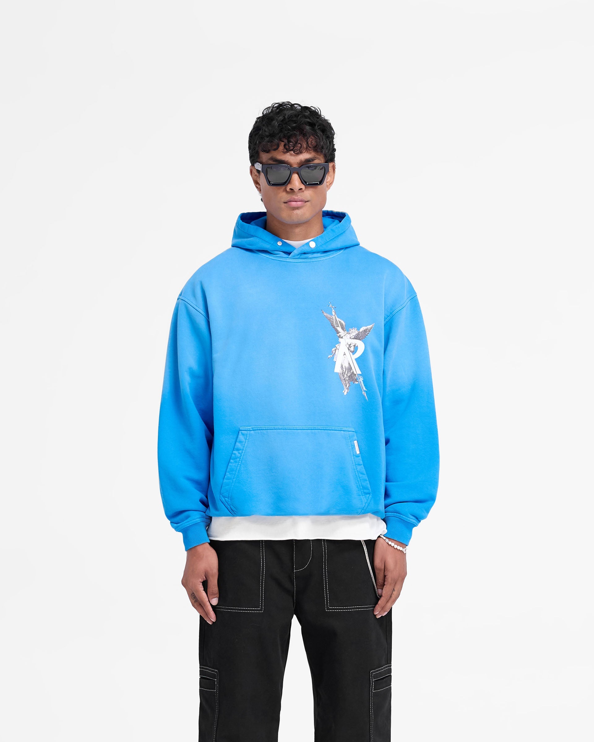 Electric Blue Archangel Hoodie | Graphic Hoodies | REPRESENT