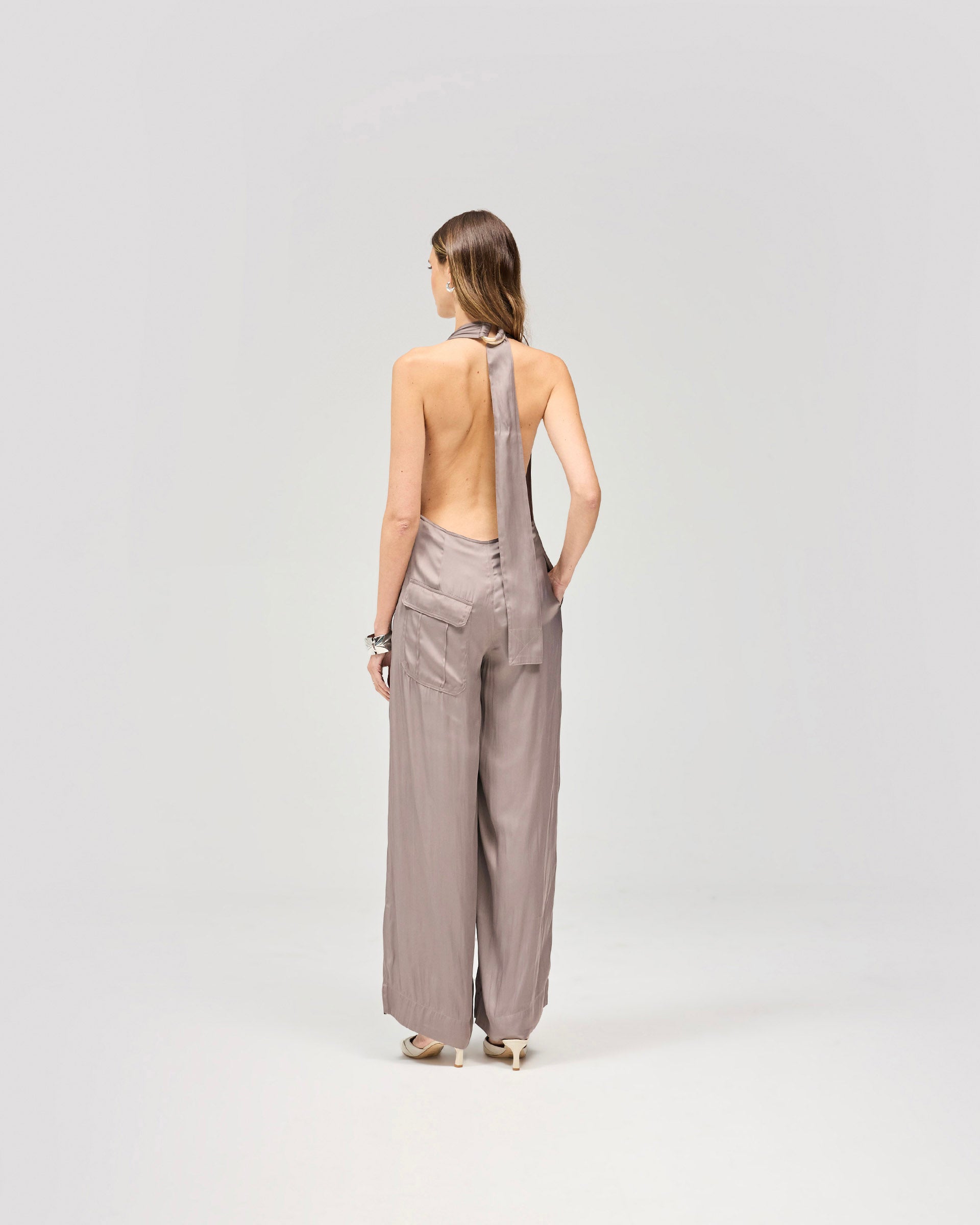 Voltage Jumpsuit - Chocolate