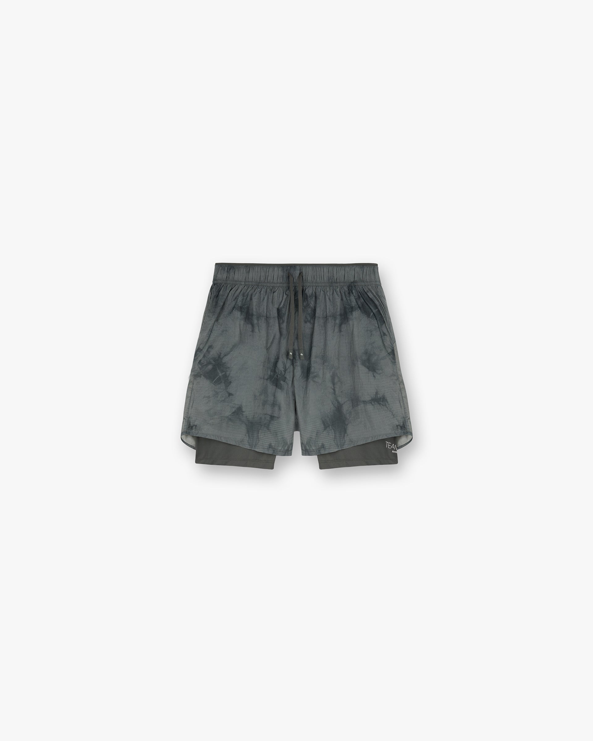 247 Distance 2-In-1 Short Printed - Dark Green