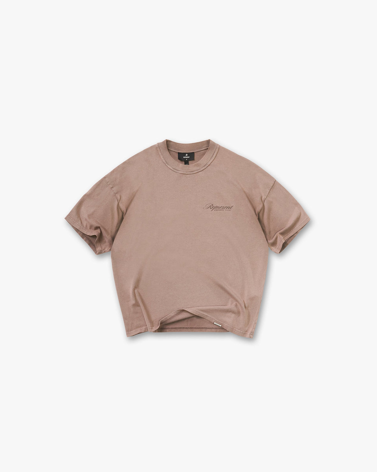 Represent Owners Club Script T-Shirt - Truffle