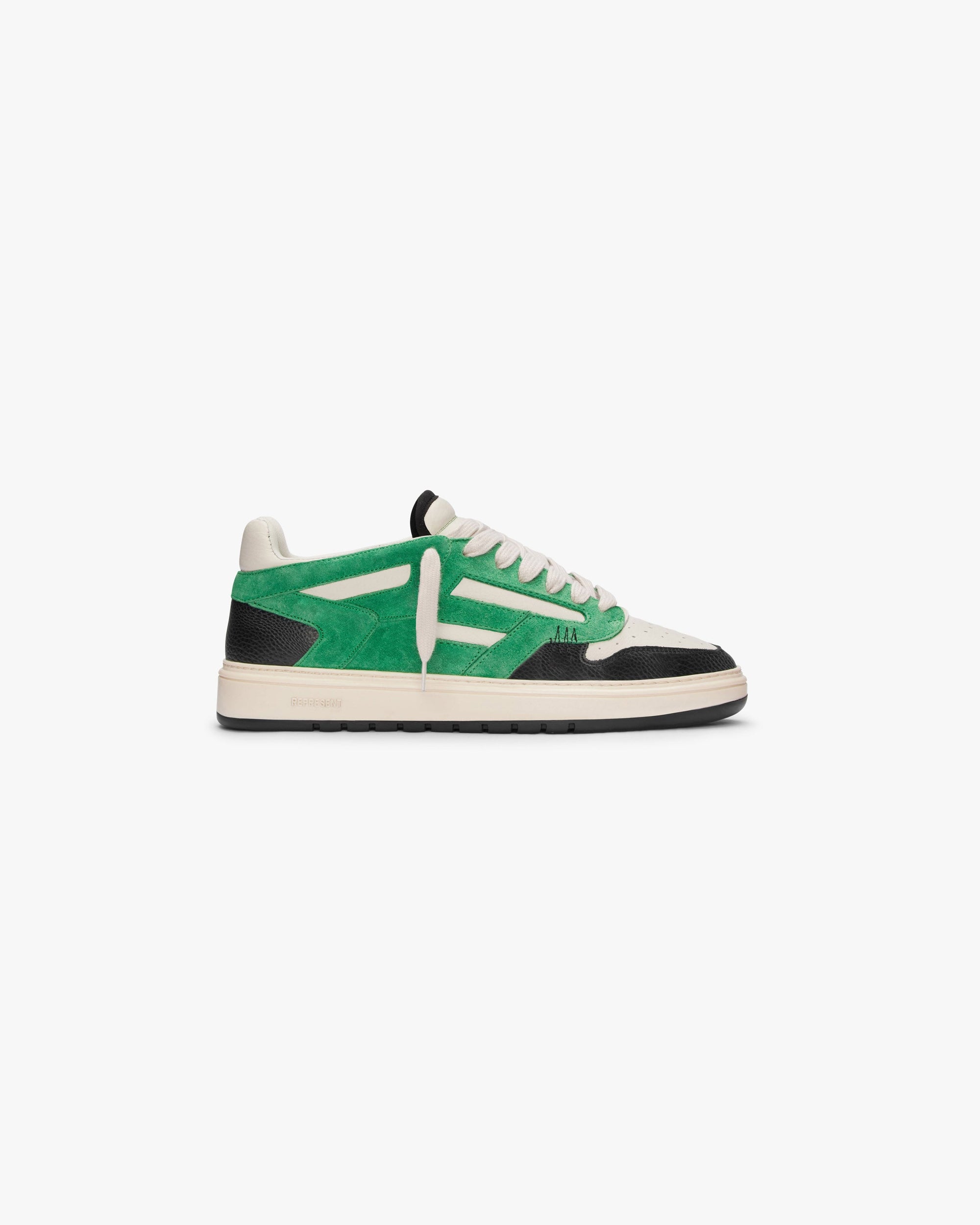 Reptor Low | Island Green Vintage White Black Footwear FW23 | Represent Clo