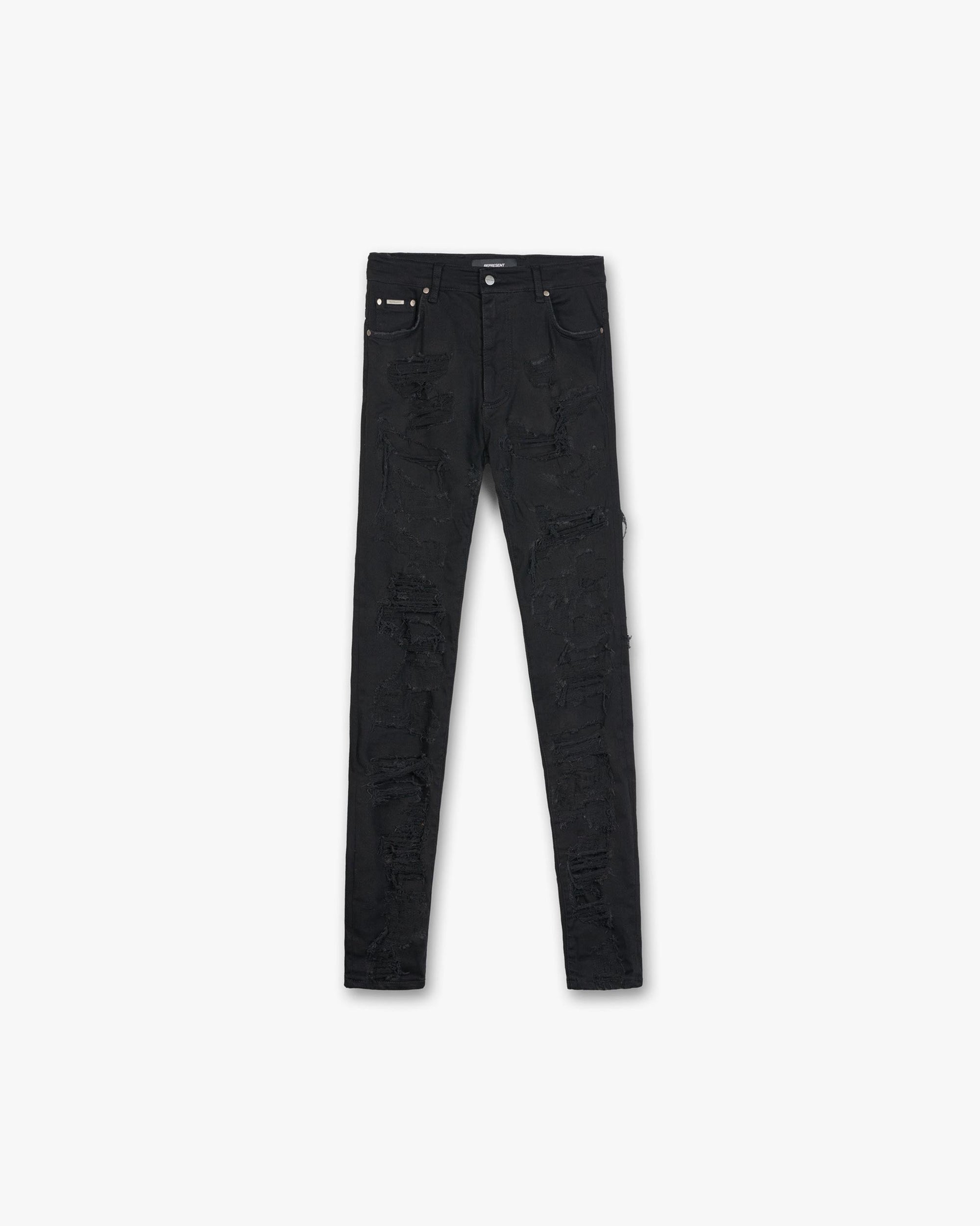Shredded Denim - Black