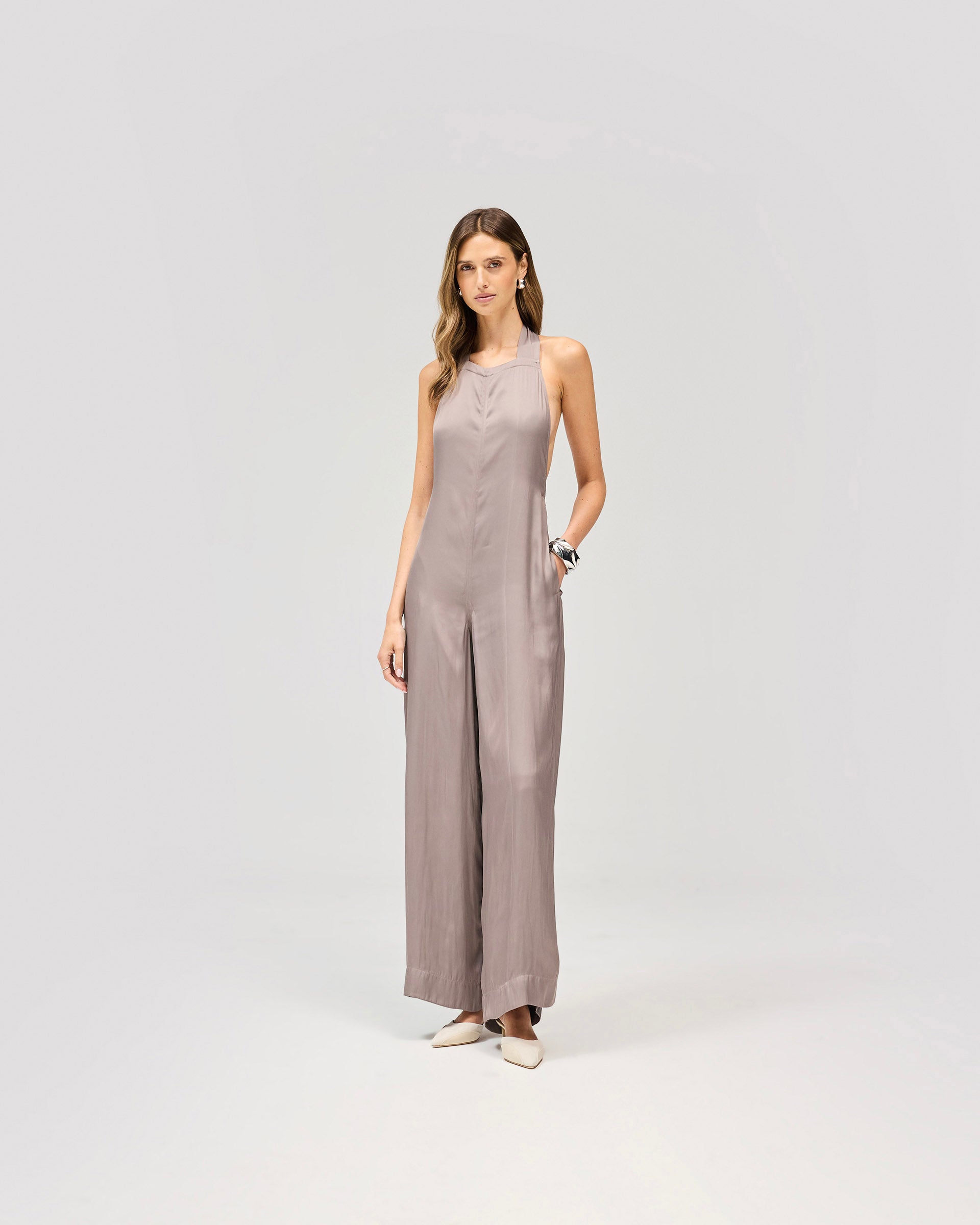 Voltage Jumpsuit - Chocolate