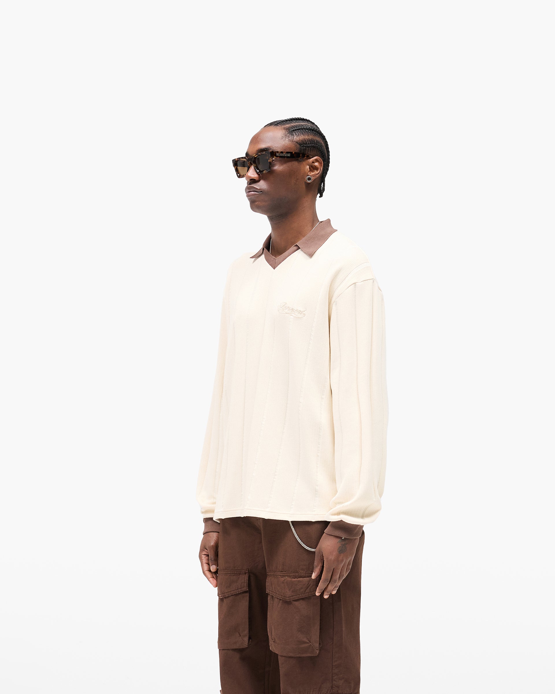 Retro Football Long Sleeve T-Shirt - Shell