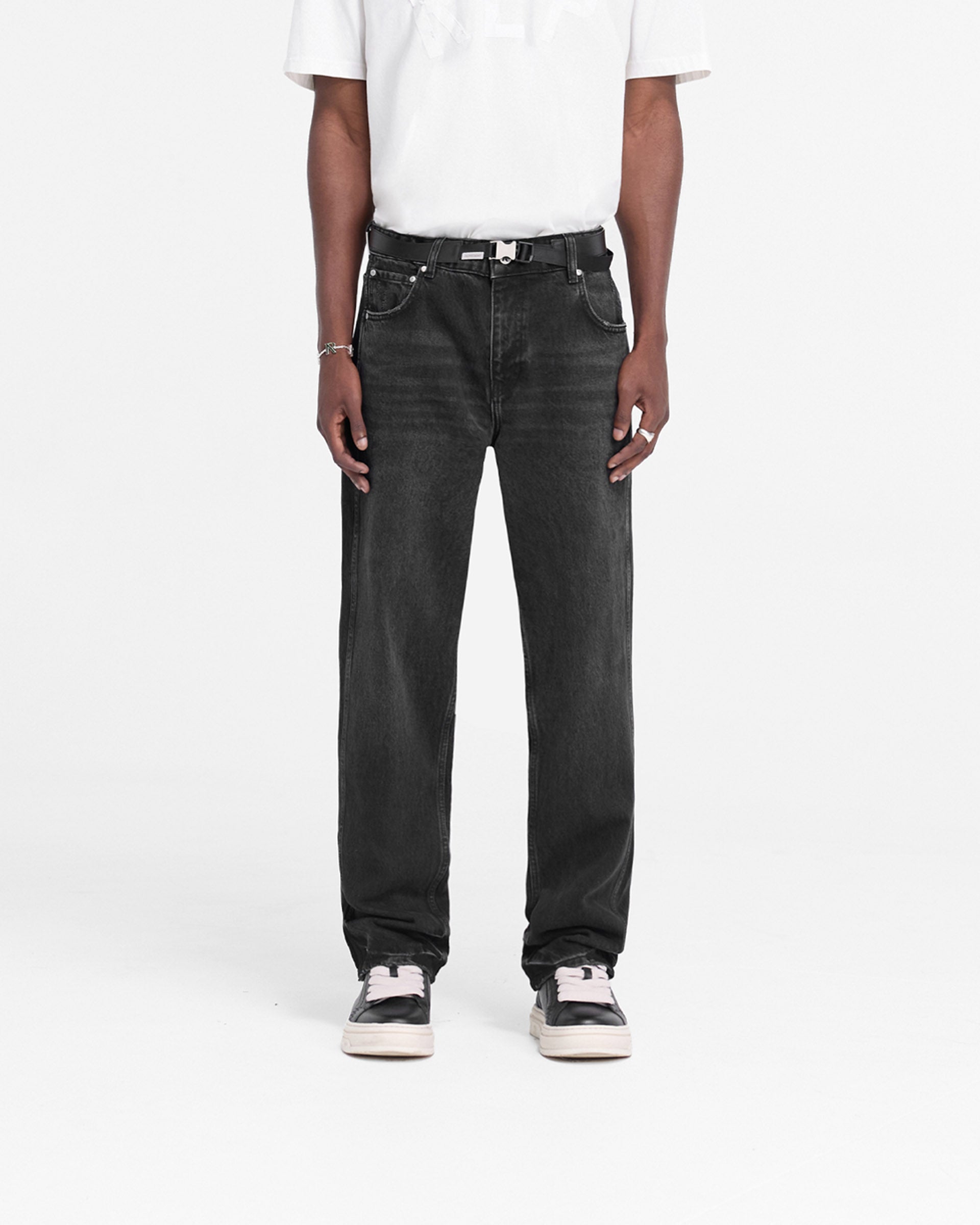 R2 Straight Leg Denim - Black