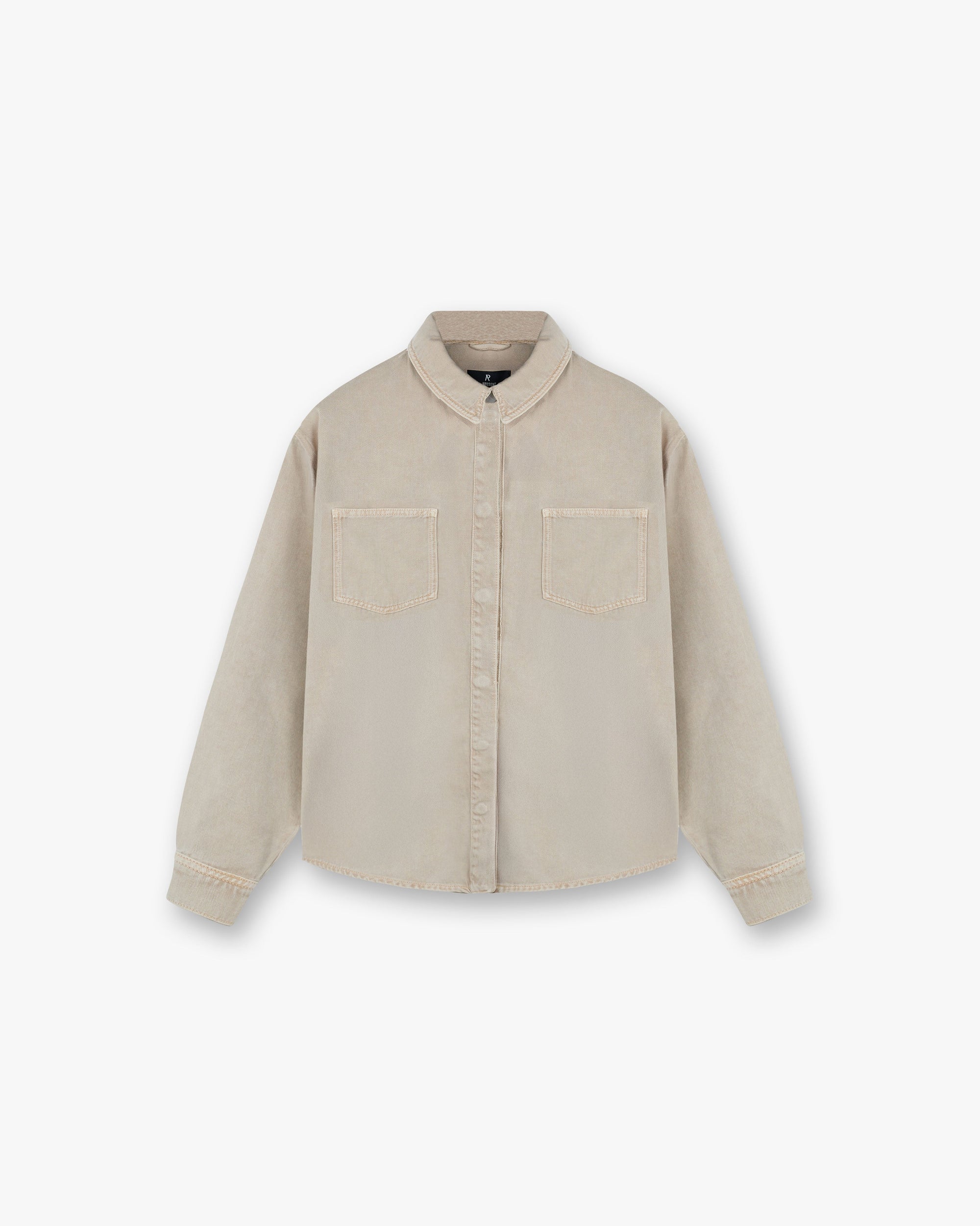 Denim Overshirt - Iced Latte