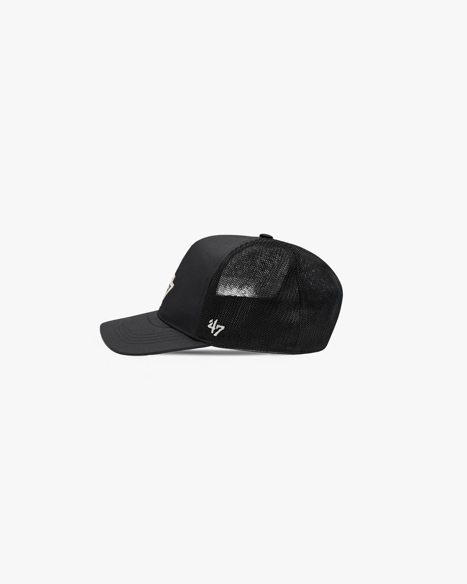 247 x 47 Logo Trucker Cap - Jet Black