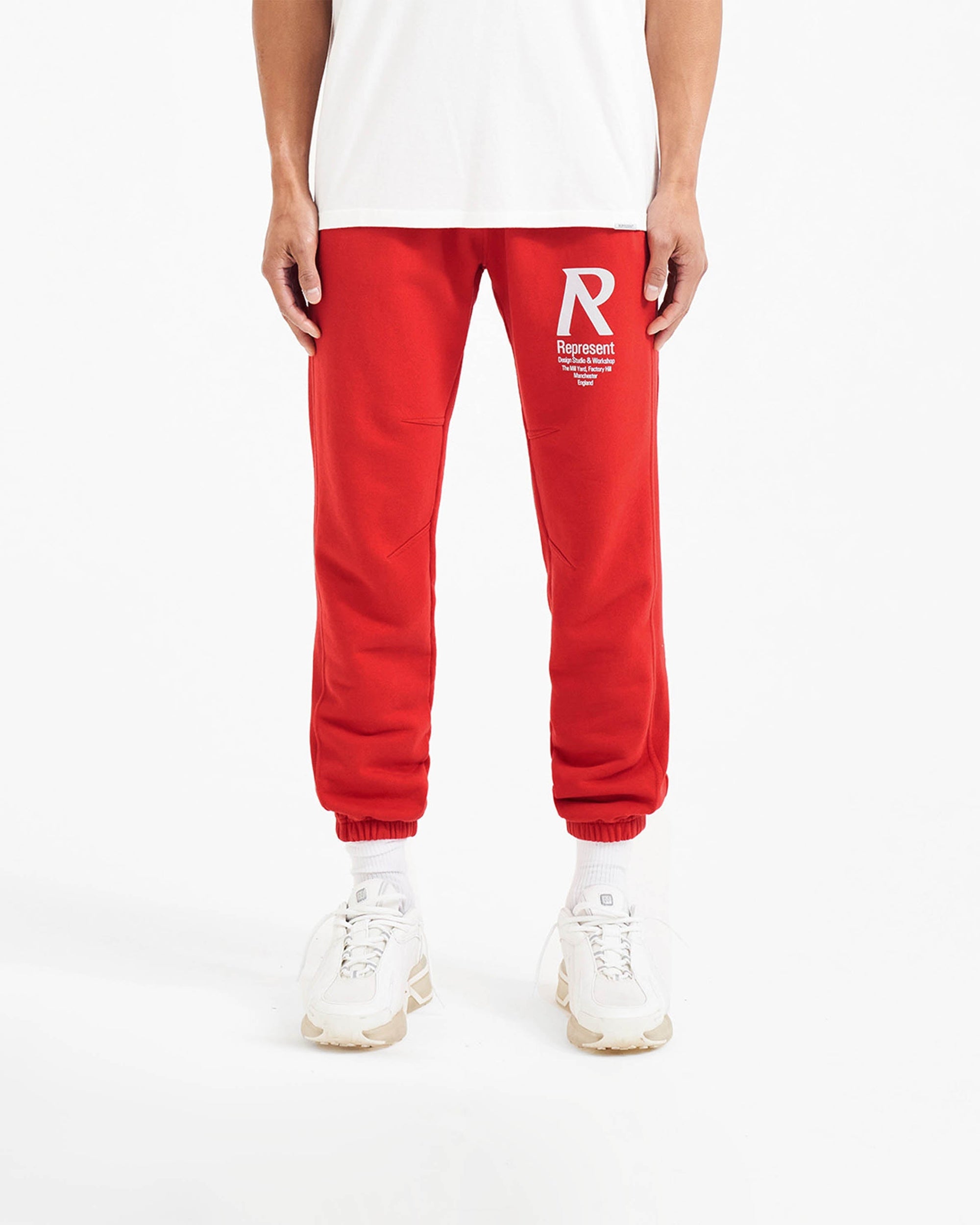 Initial Sweatpant | Racing Red Pants FW22 | Represent Clo
