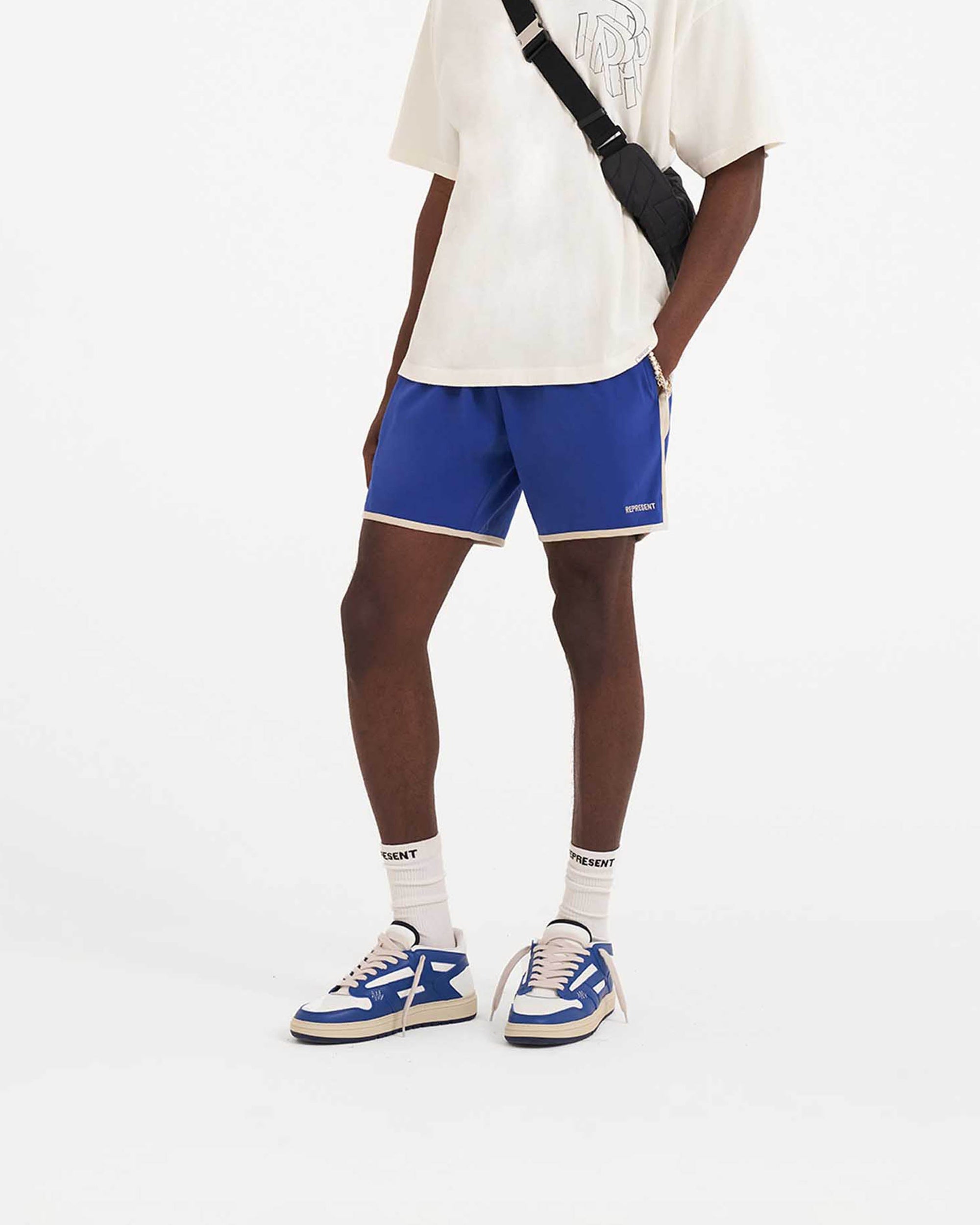 Souvenir Shorts | Cobalt Shorts SS23 | Represent Clo