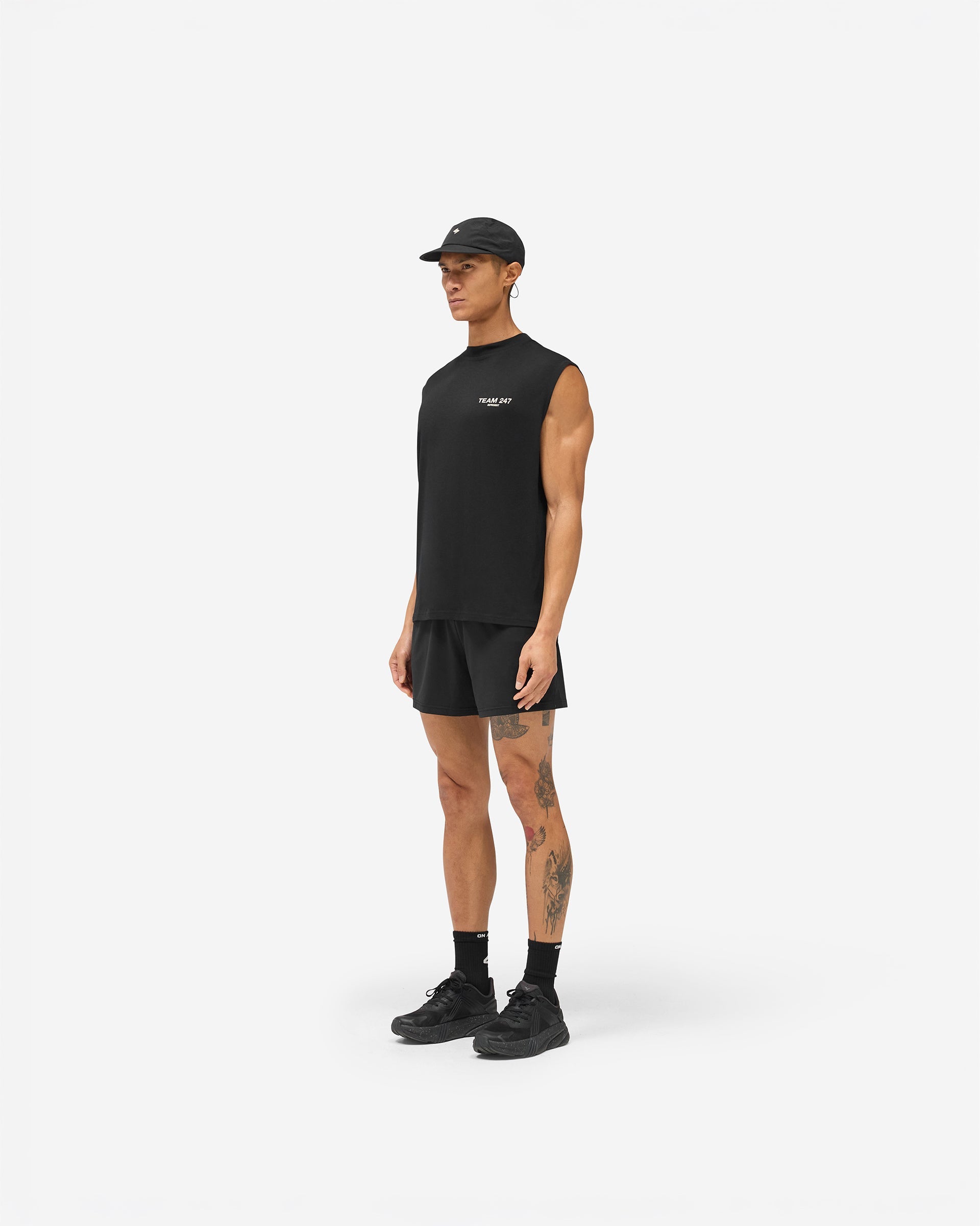 Team 247 Oversized Tank - Jet Black