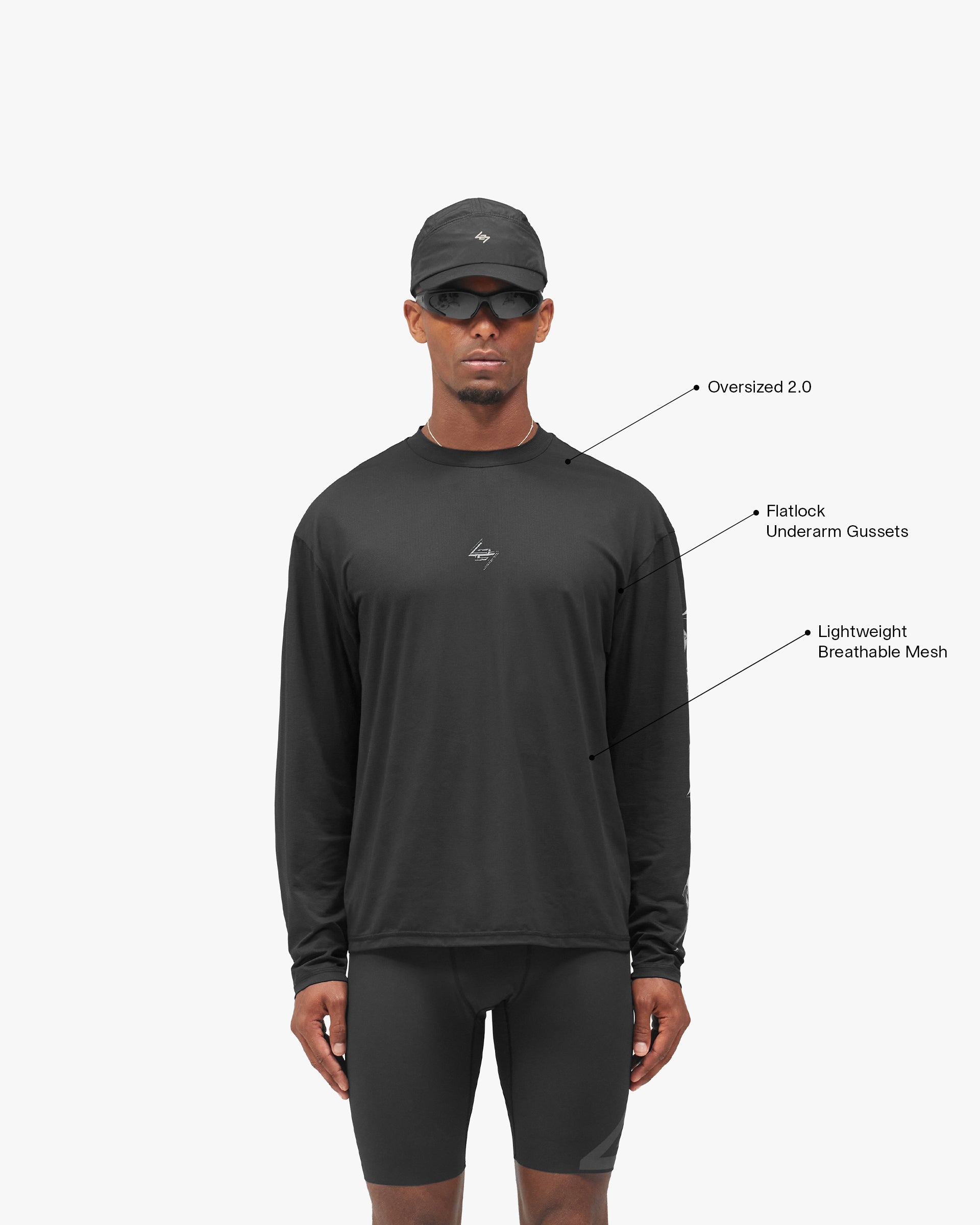 247 Noble Long Sleeve T-Shirt - Jet Black