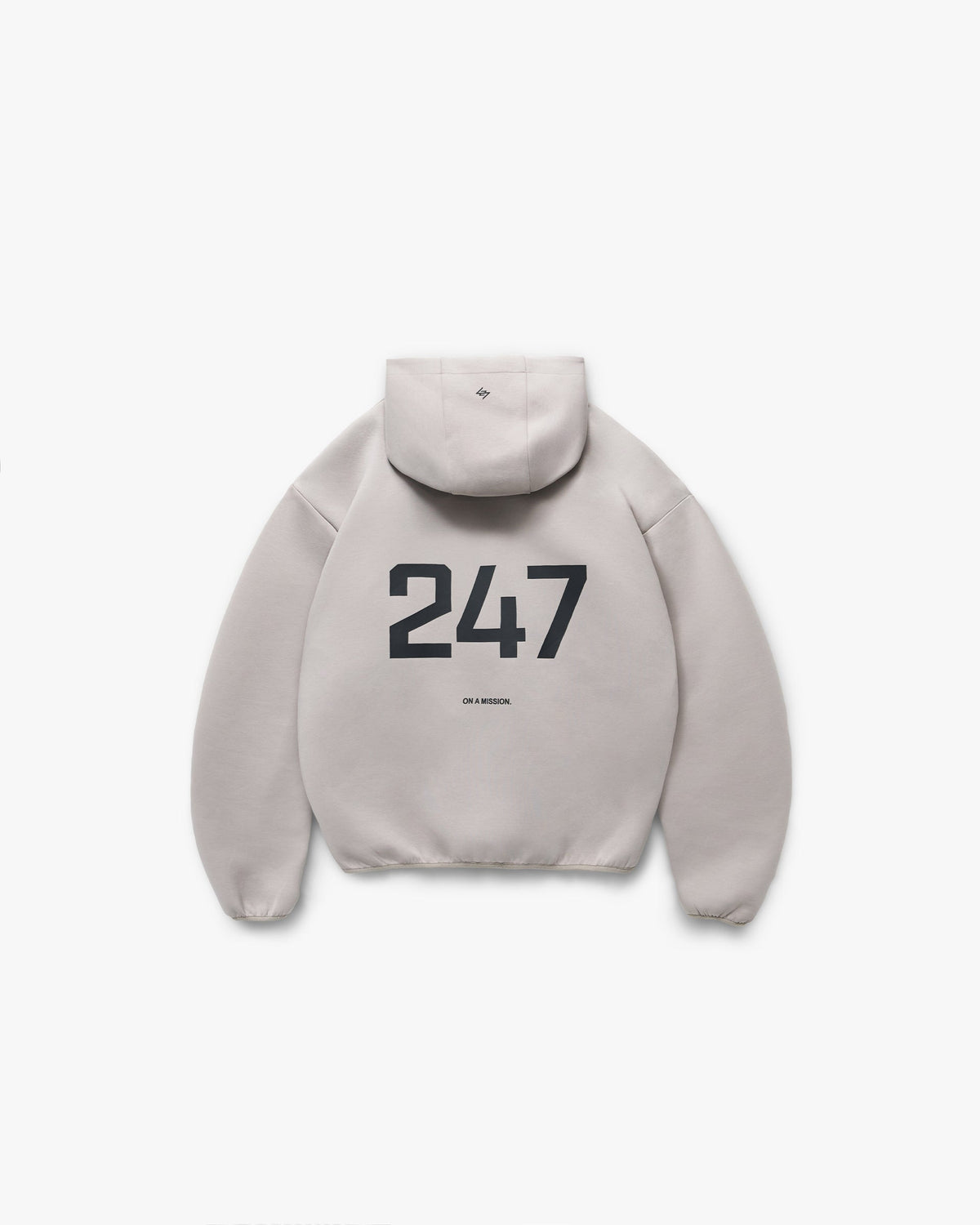 247 Numbers Hood - Ash Grey - Packshot