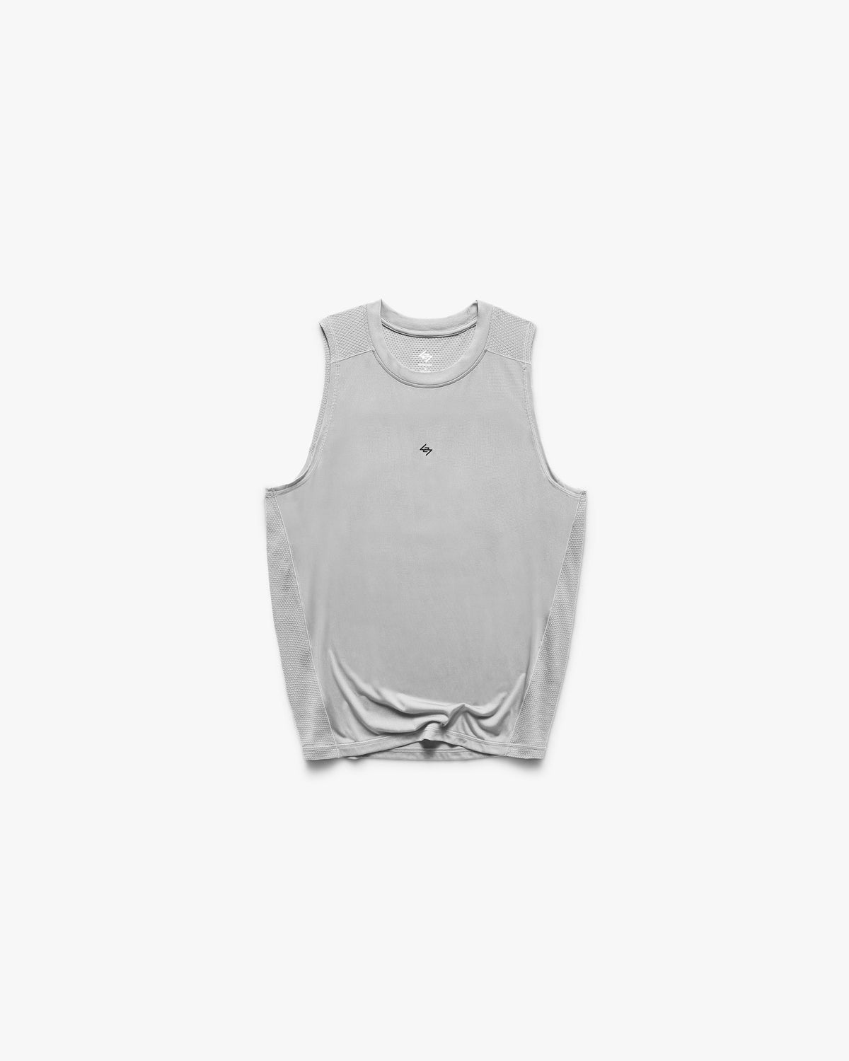 247 Numbers Vest - Ash Grey - Packshot