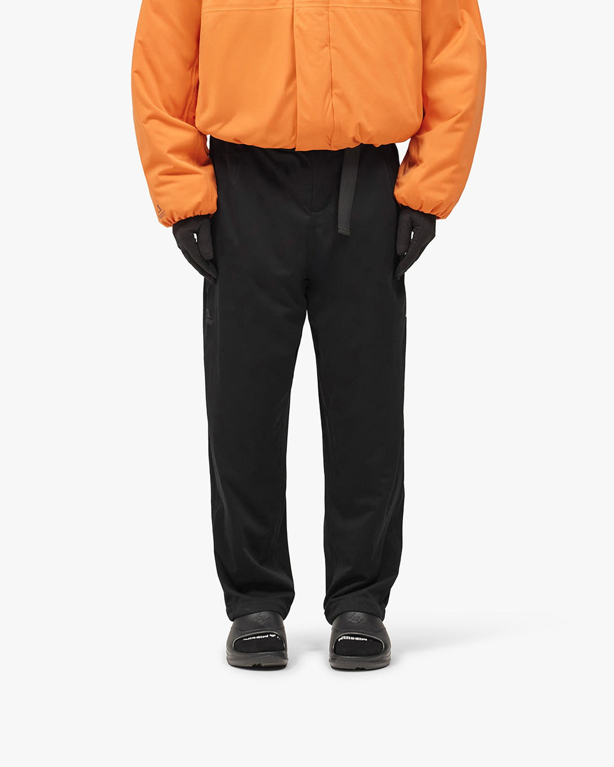 247 Power Shield™ Pant - Jet Black - Cropped Model - Front