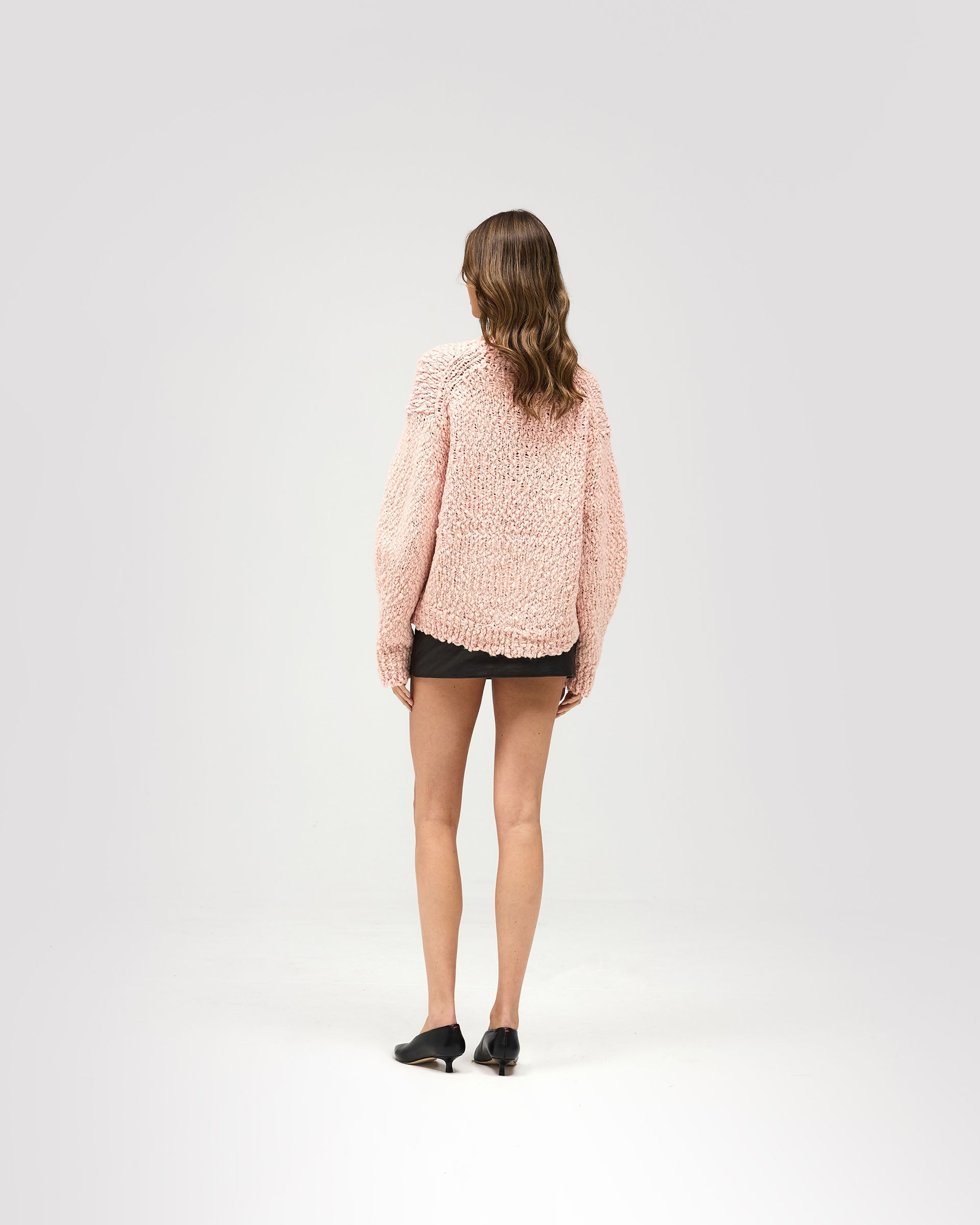 Motion Slub Sweater - Light Pink