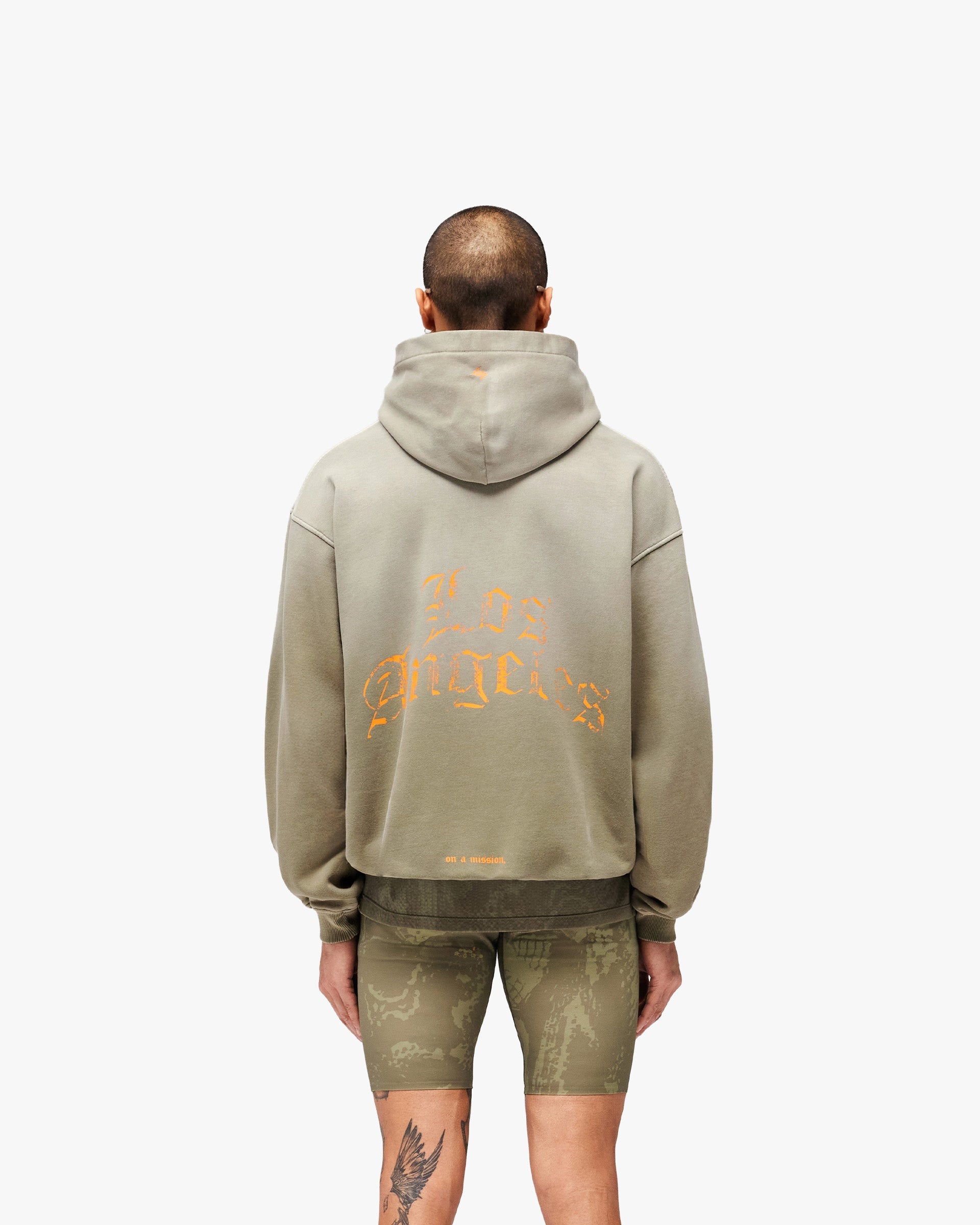 247 Los Angeles Hoodie - Aged Khaki